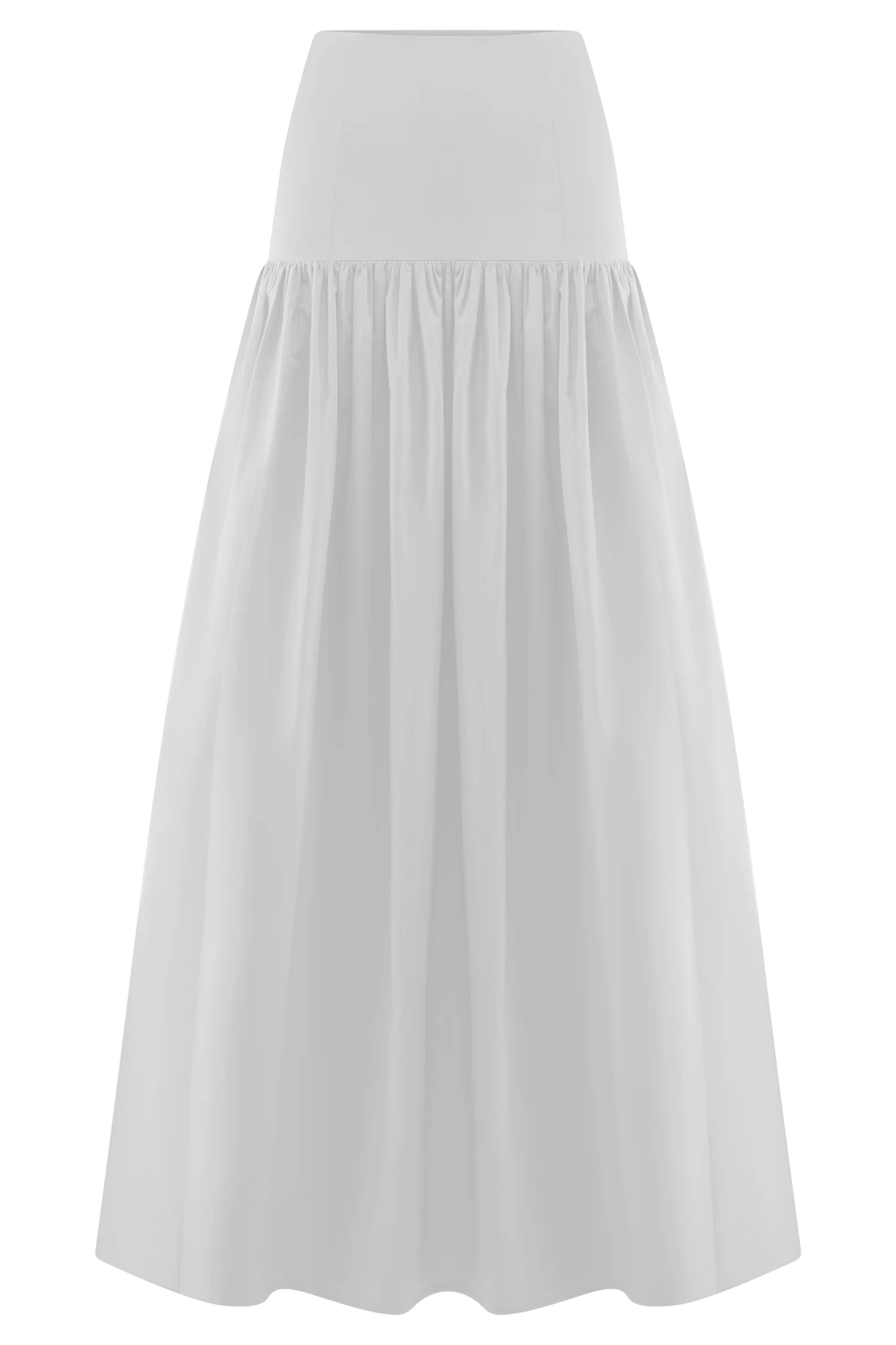 Autumn Maxi Skirt - White