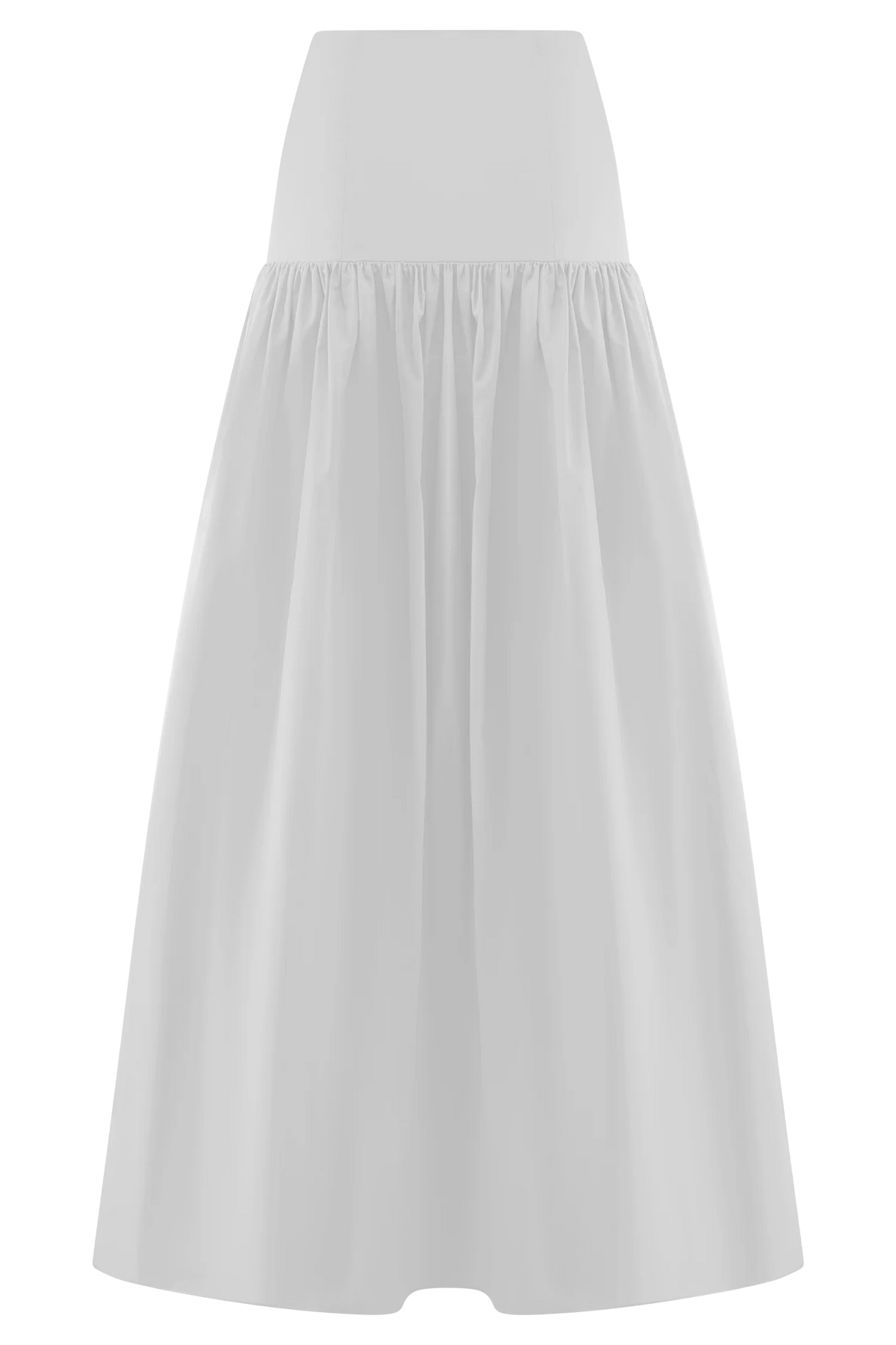 Autumn Maxi Skirt - White