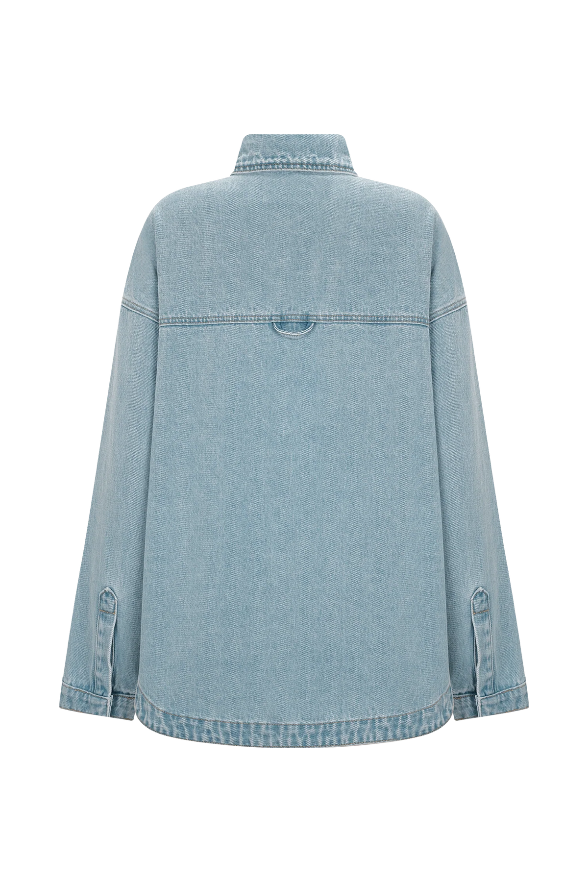Lioda Oversized Denim Shirt - 80'S Blue