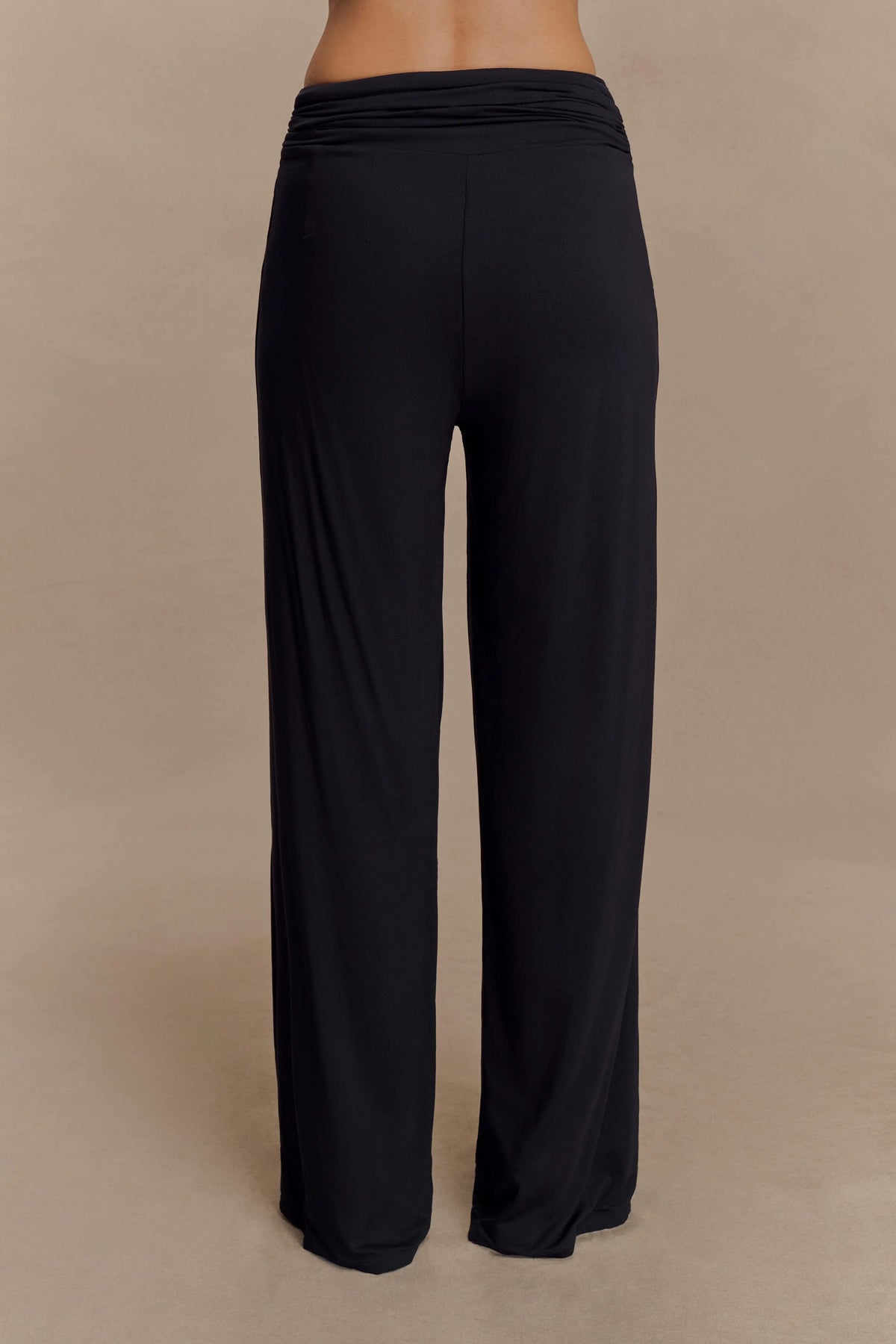 Ramona Modal Straight Leg Pant - Black