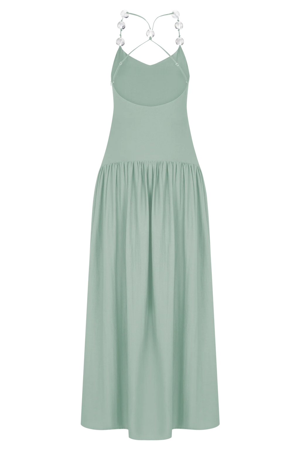 Darling Linen Maxi Dress - Sage