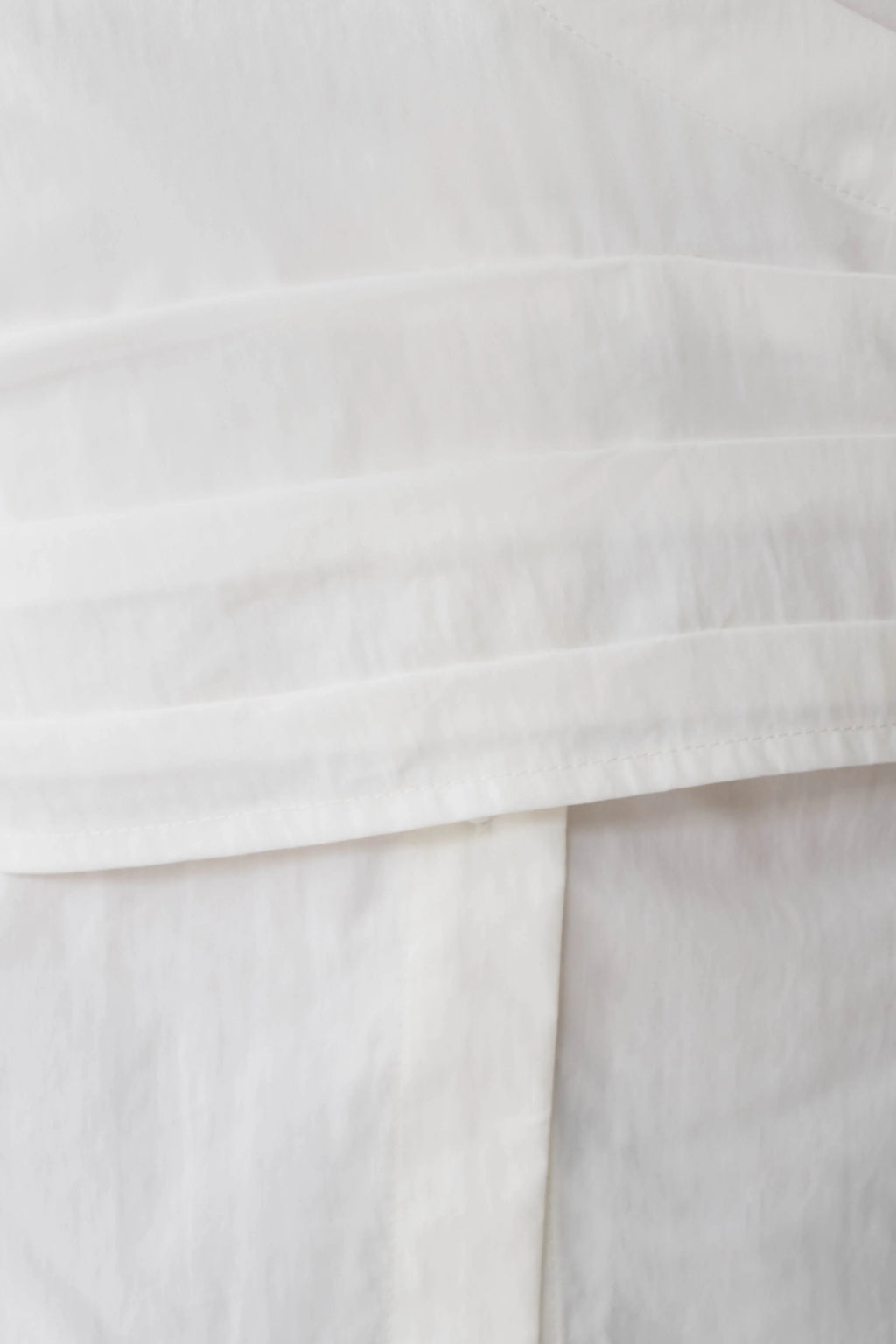 Eugenia Wrap Cotton Shirt - White