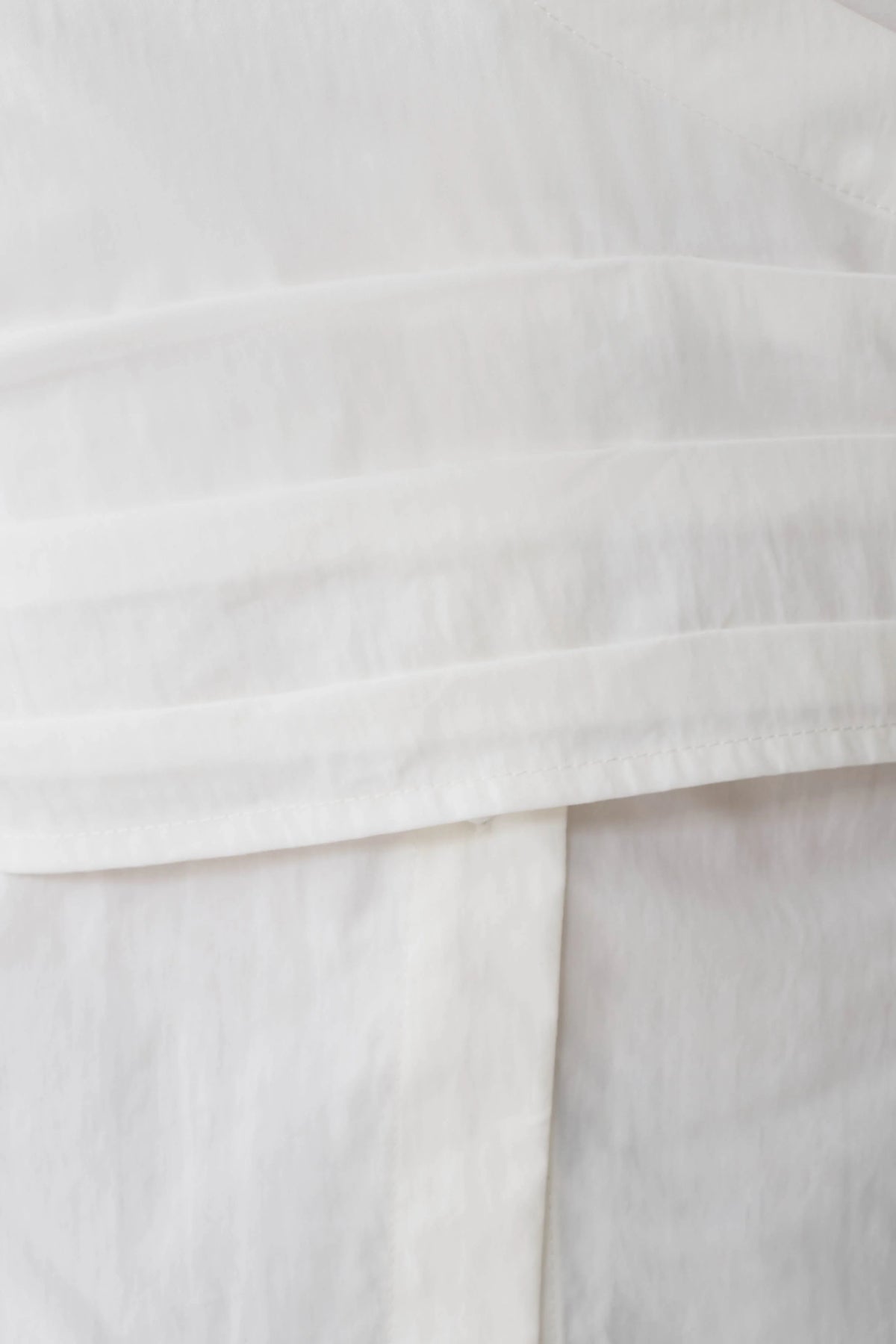 Eugenia Wrap Cotton Shirt - White