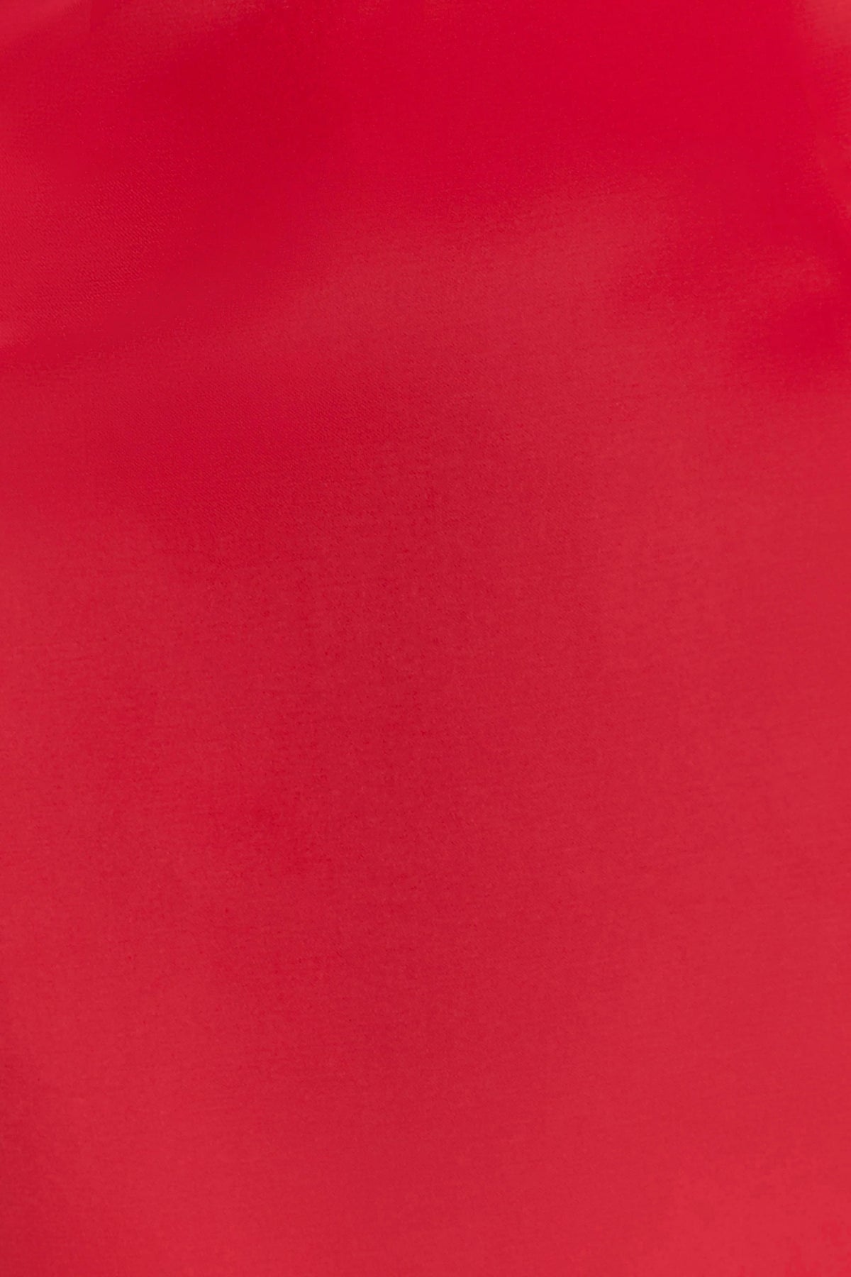 Ophelia Peplum Satin Maxi Dress - Red