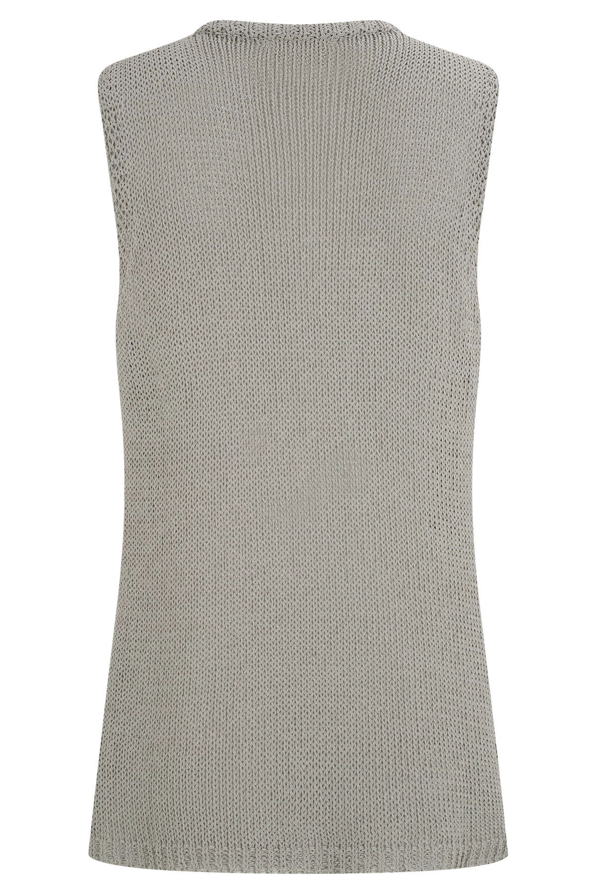 Malani Knit Top With Hardware - Sage