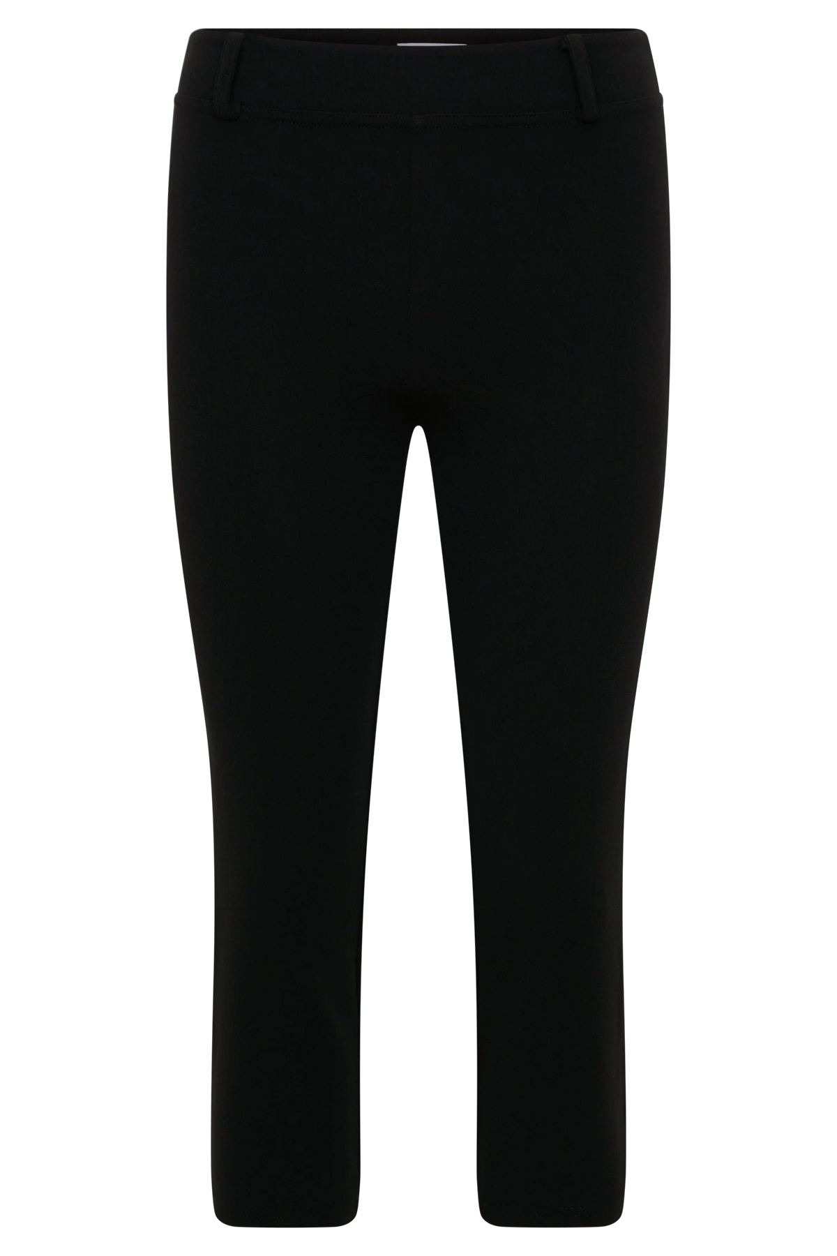 Blanca Stretch Crepe Capri Pants - Black