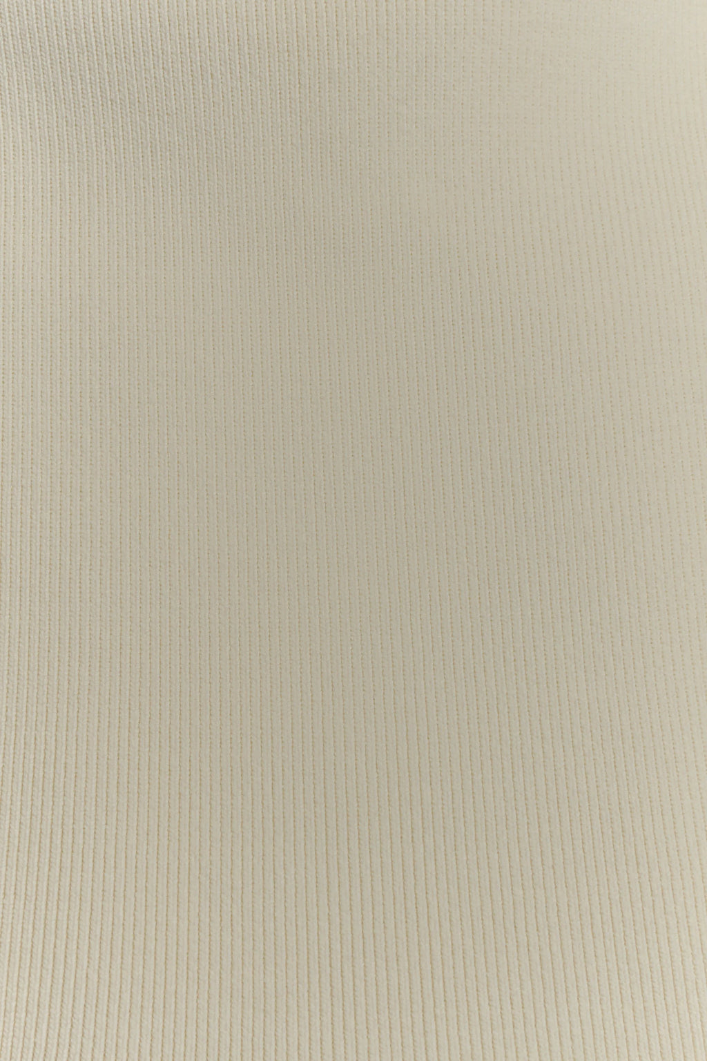 Romaine High Neck Bandage Knit Top - Ivory