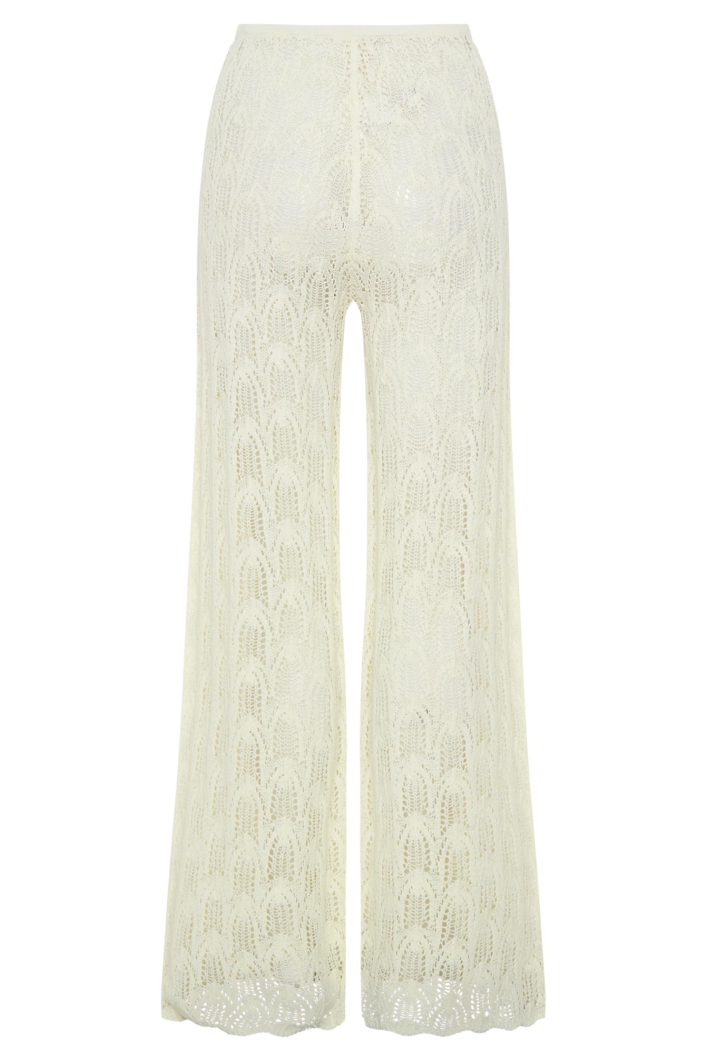 Glinda Crochet Pants - Ivory