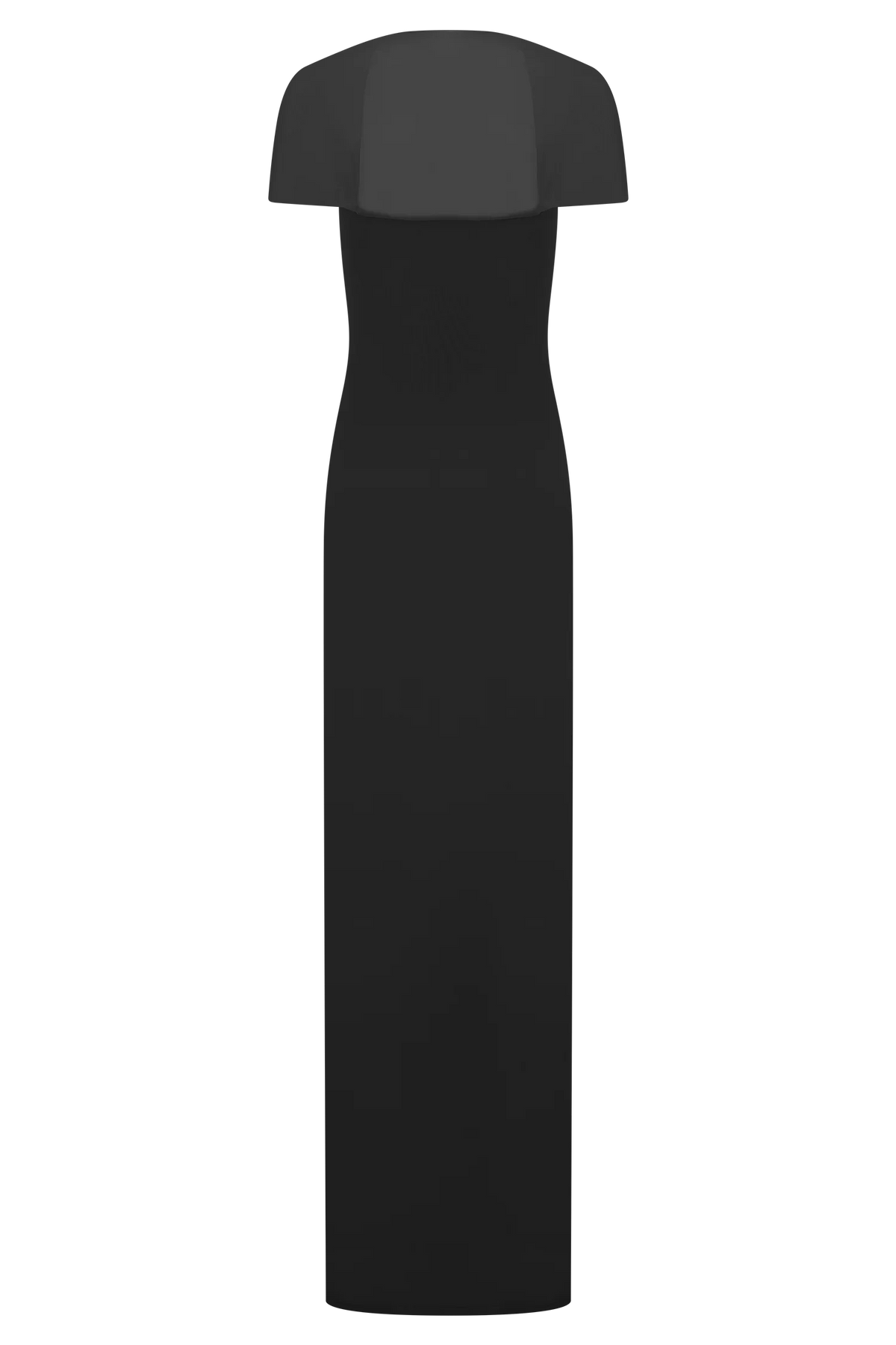 Wyatt Slinky And Mesh Maxi Dress - Black