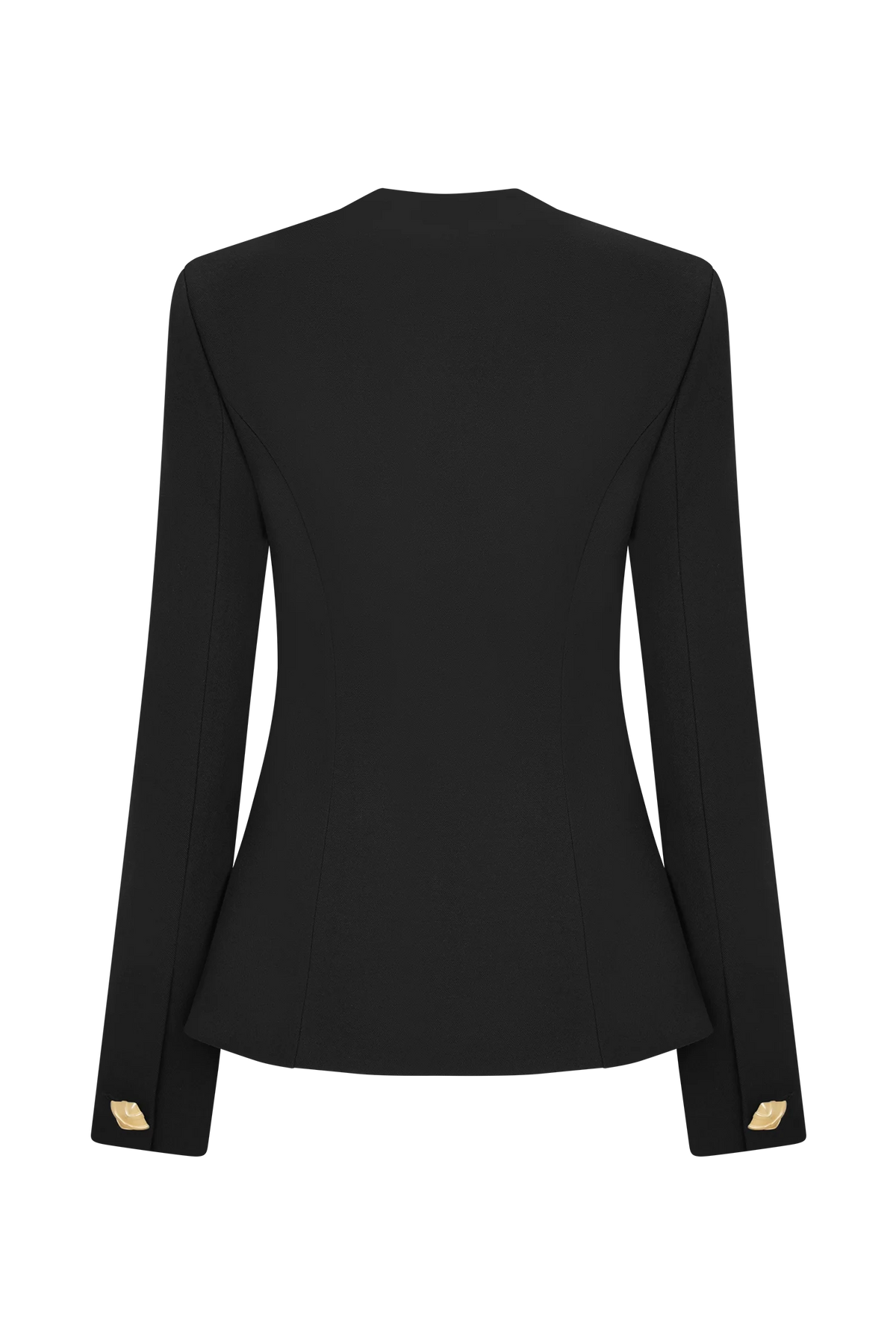 Christel Suiting Fitted Blazer - Black
