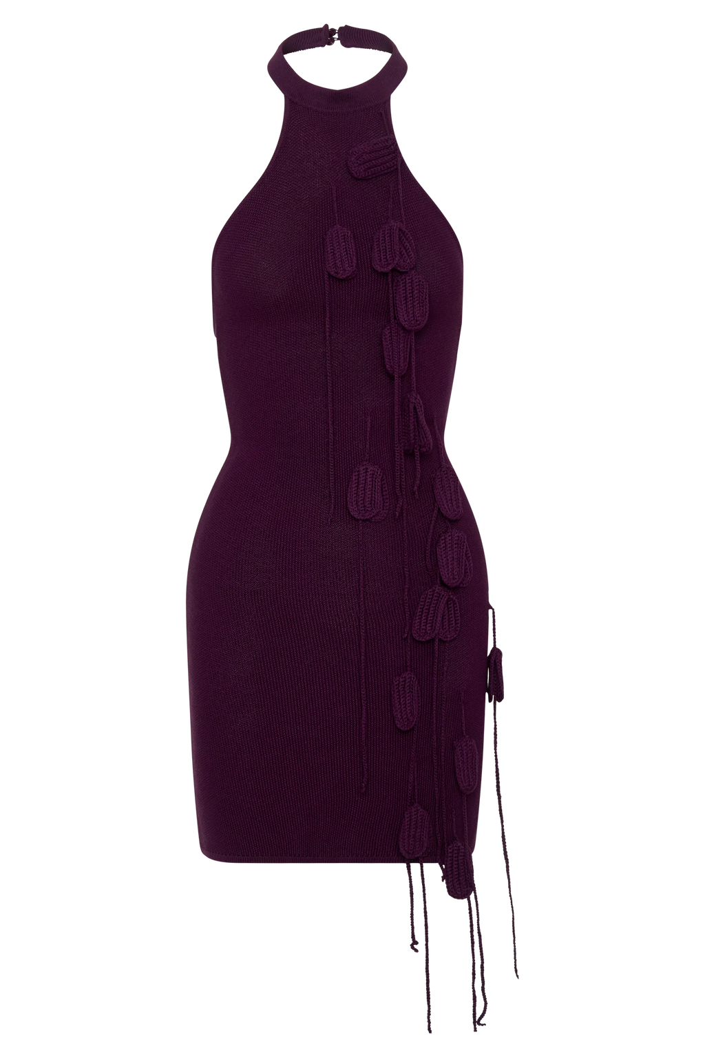 Jacky Tulip Mini Dress - Plum