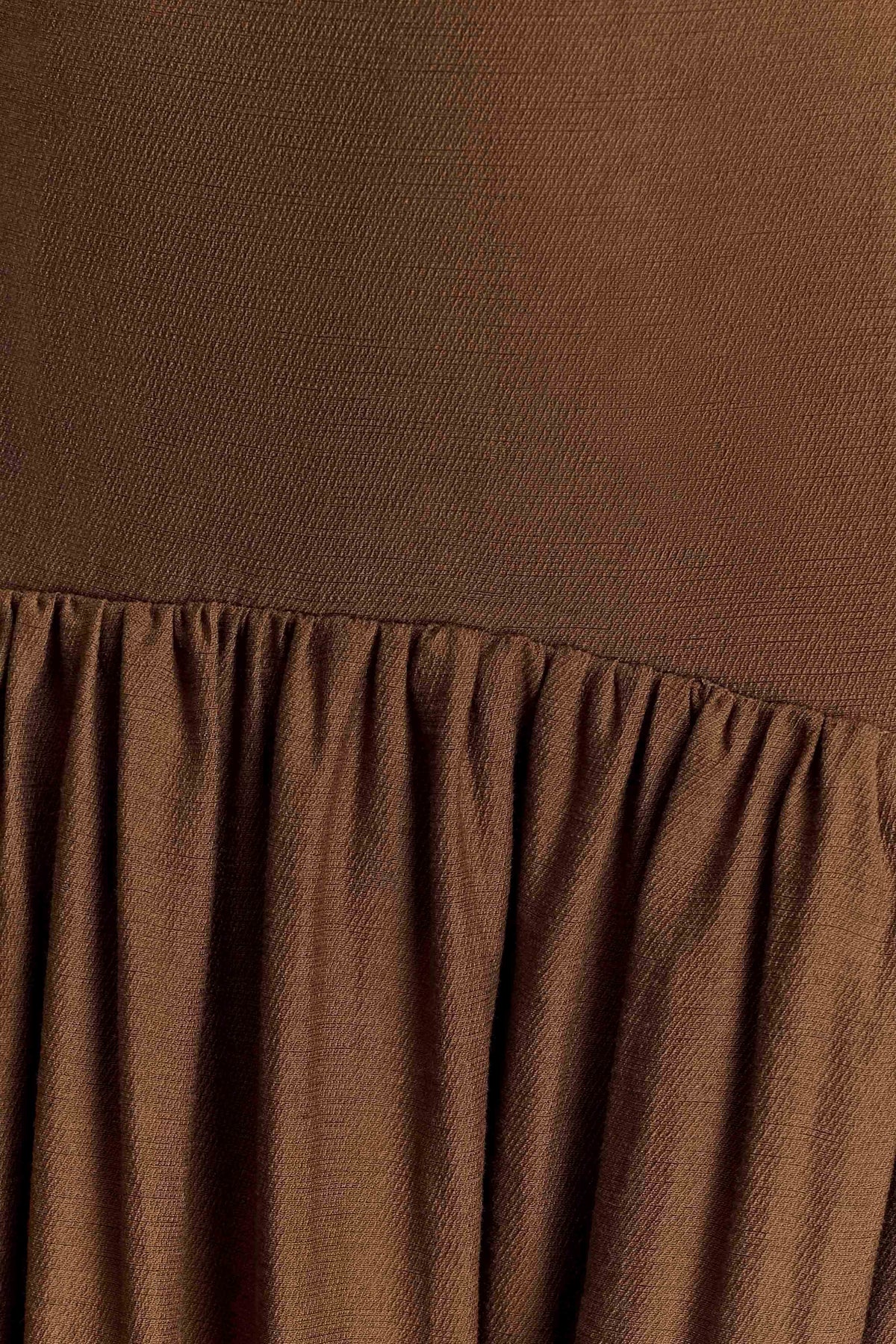 Darling Linen Maxi Dress - Chocolate