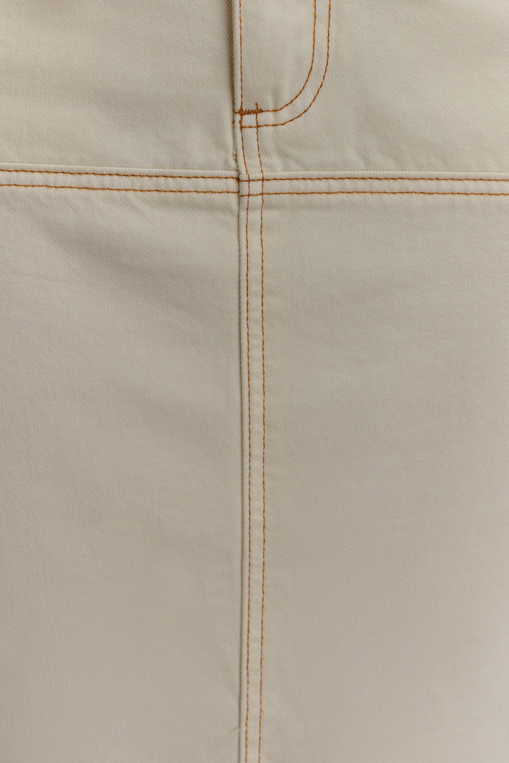 Loretta Denim Maxi Skirt - Ecru