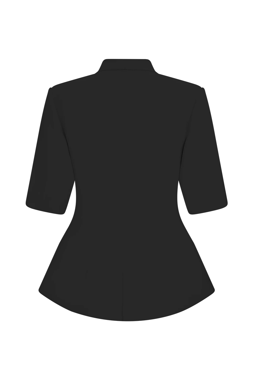 Opal Puff Sleeve Suiting Top - Black