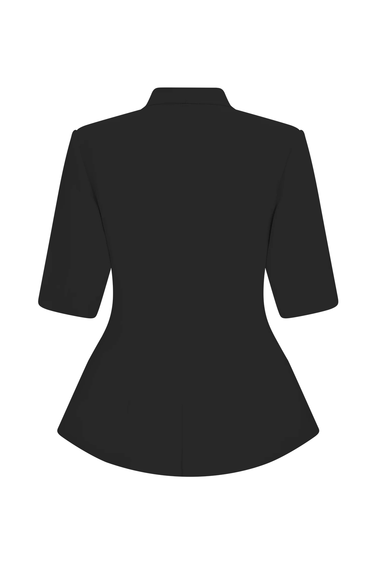 Opal Puff Sleeve Suiting Top - Black