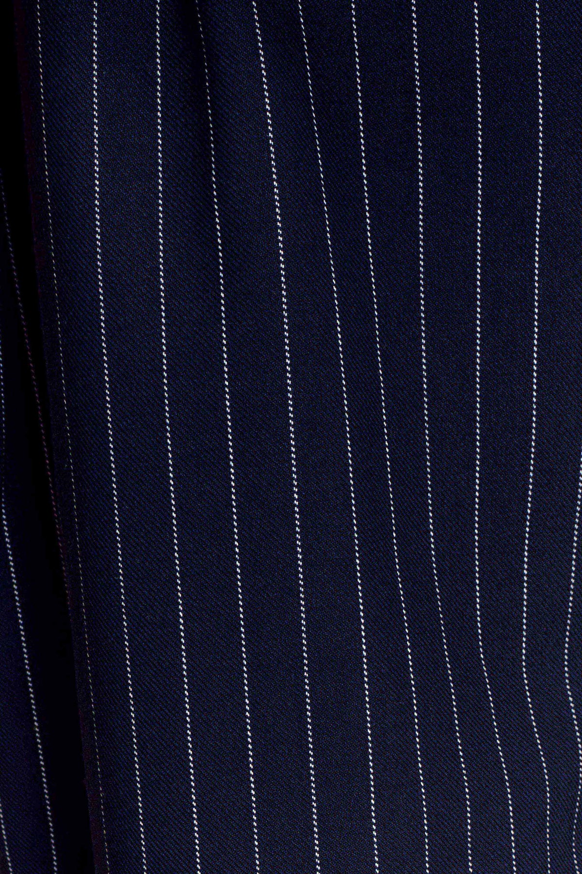 Jacqueline Pleated Wide Leg Pants - Navy Pinstripe