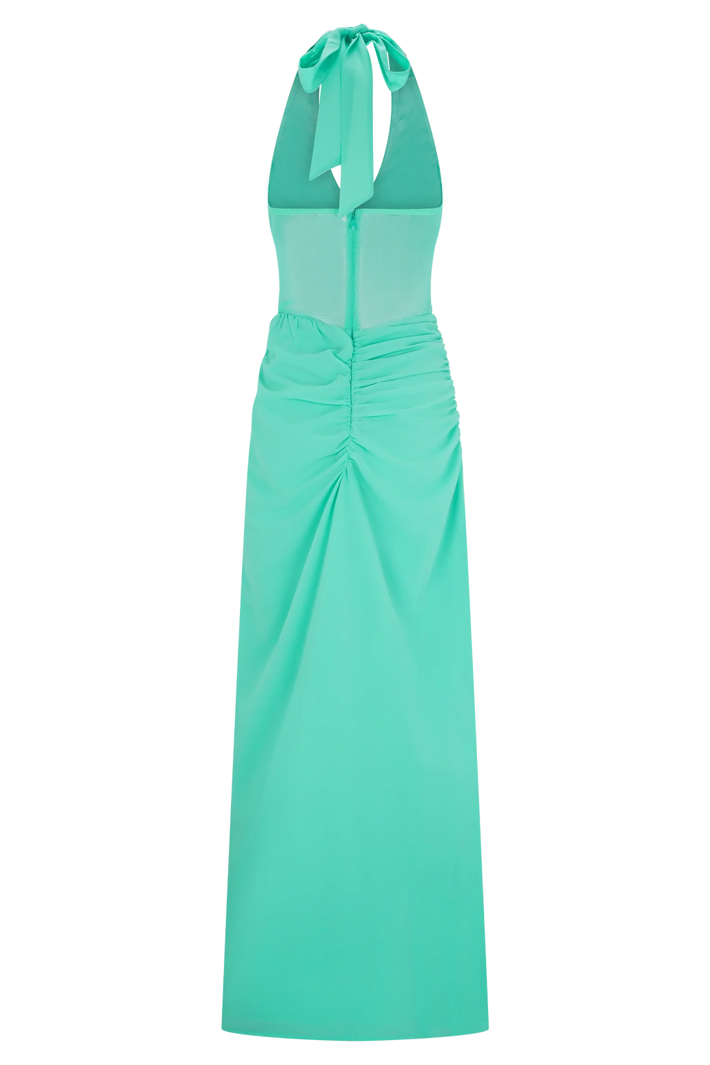 Jonna Chiffon And Mesh Maxi Dress - Lagoon