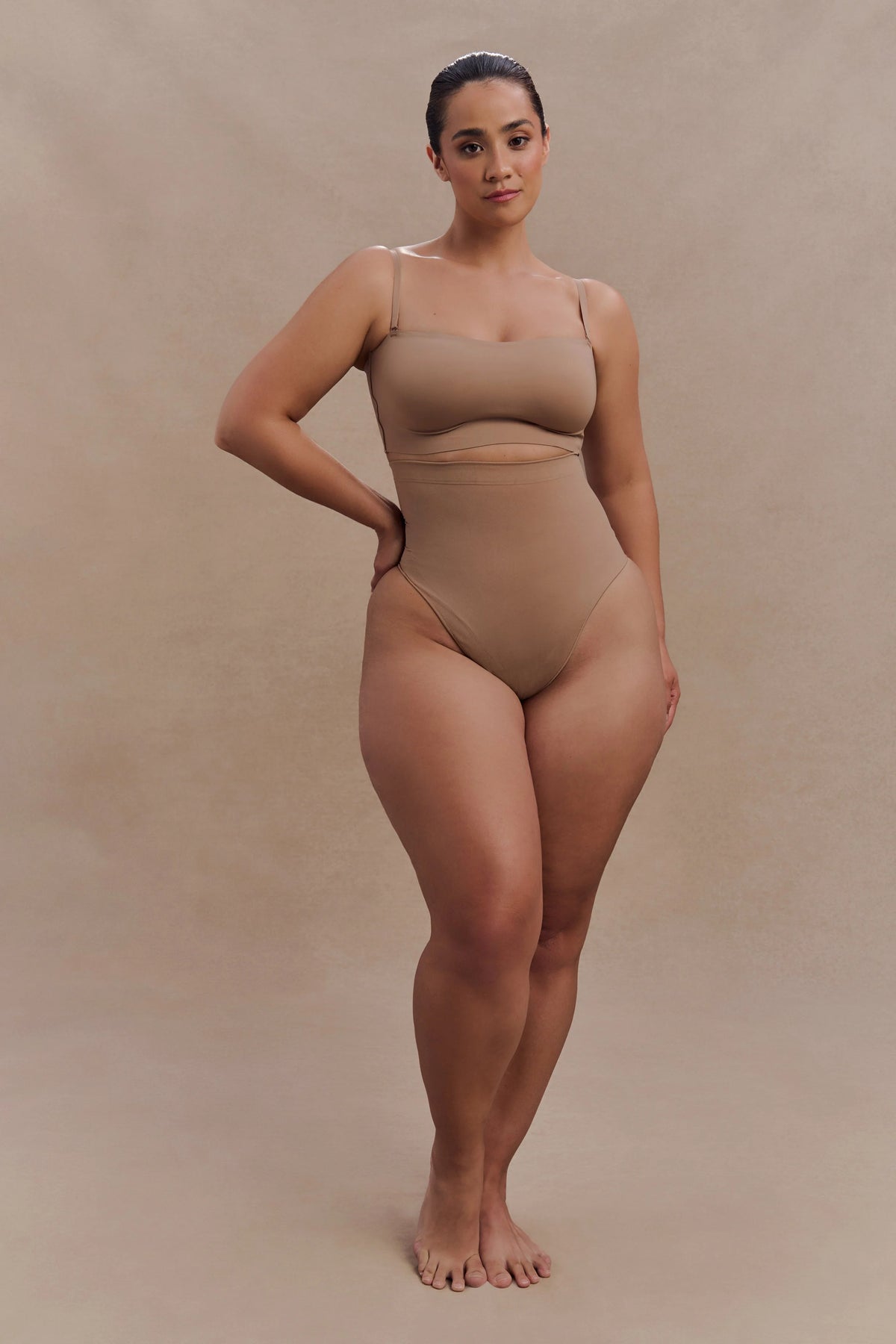 Joanna Strapless Shapewear Bra - Latte