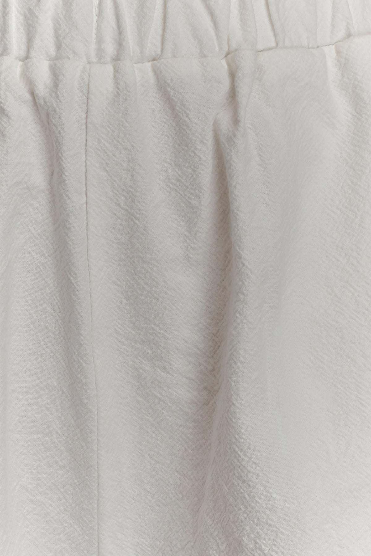 Janayia Cotton Wide Leg Pants - White