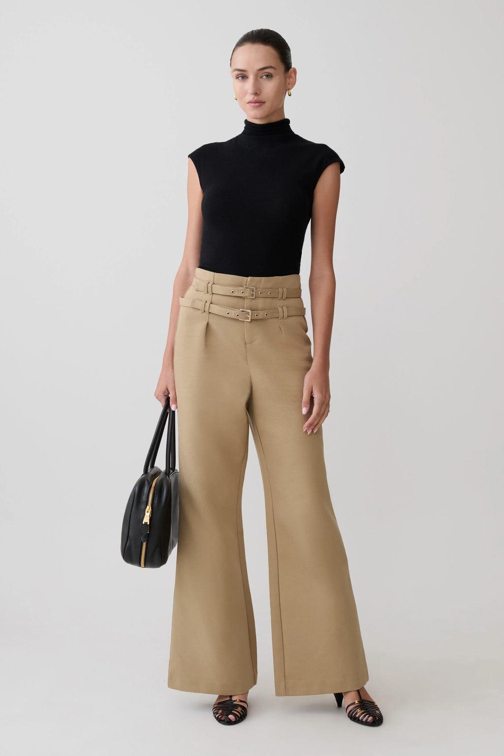 Sonny Short Sleeve Knit Top - Black