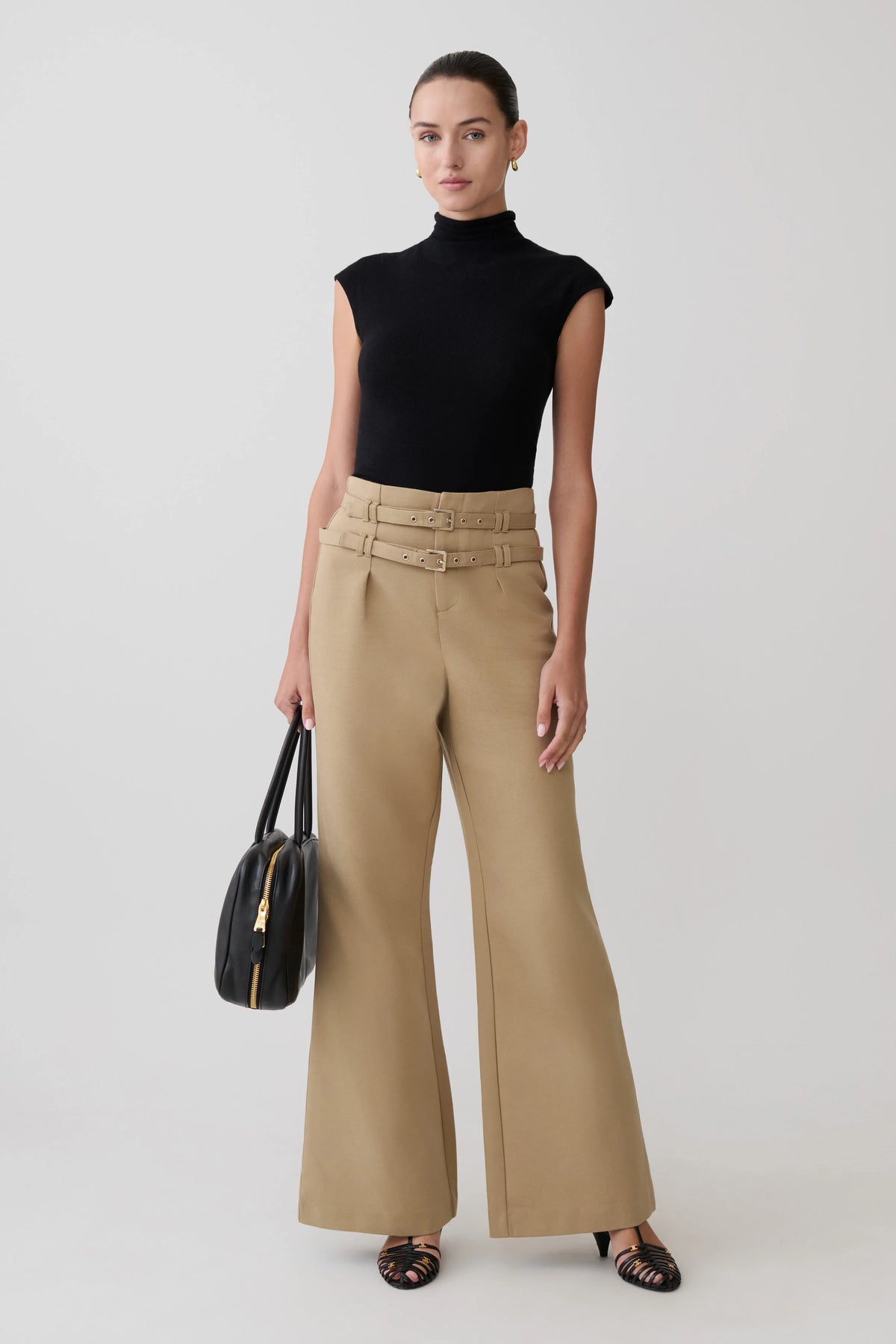 Sonny Short Sleeve Knit Top - Black