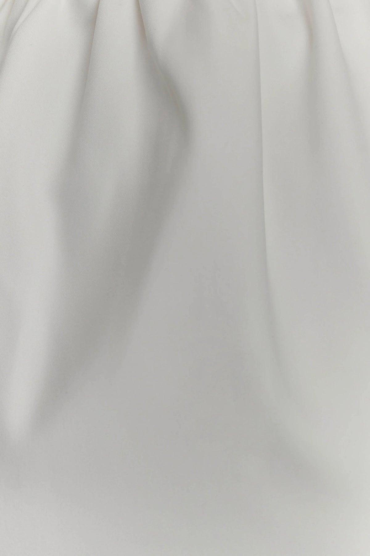 Ariana Pleated Neck Mini Dress - Ivory