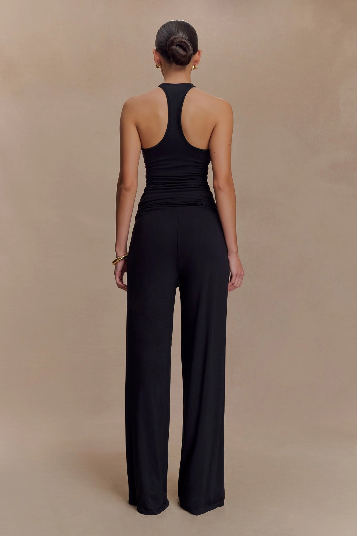 Ramona Modal Straight Leg Pant - Black