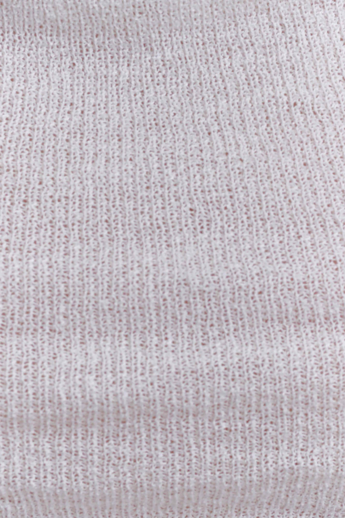Elowen Knit Cowl Long Sleeve Top - White