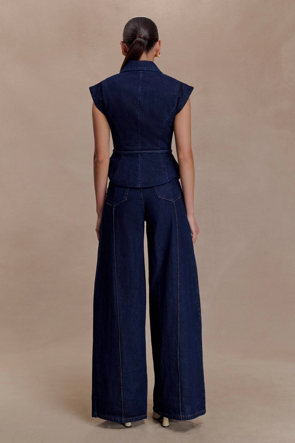 Beatrix High Rise Denim Jeans -  Indigo Blue