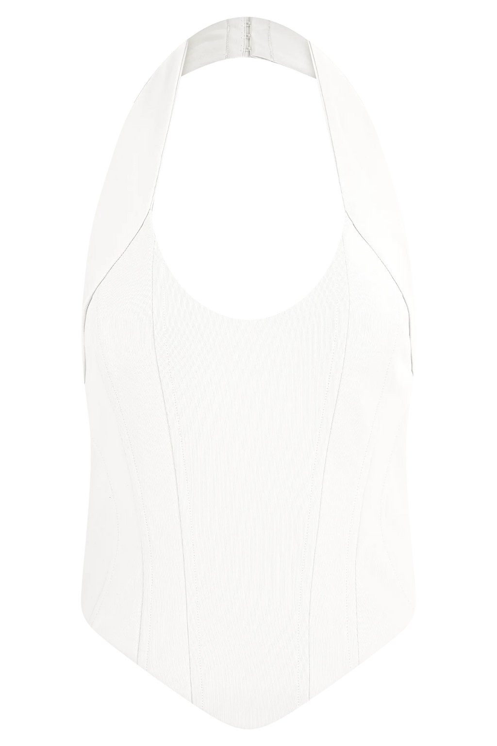 Meadow Corset Halter Top - White