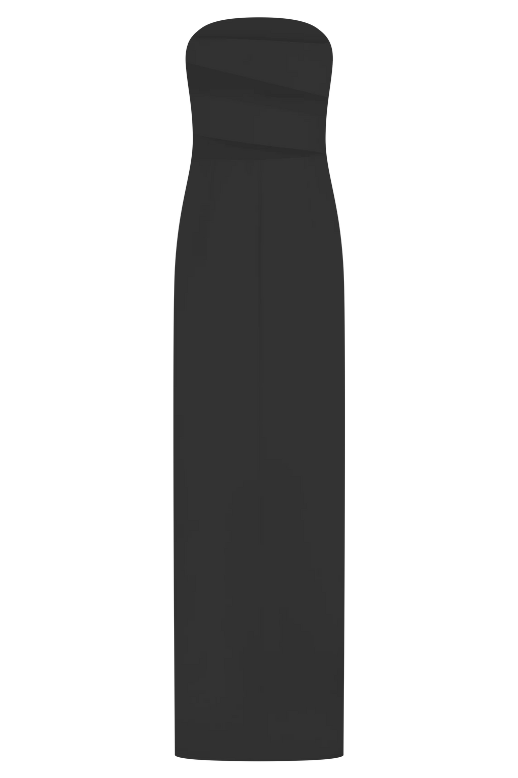 Paulina Cut Out Strapless Maxi Dress - Black