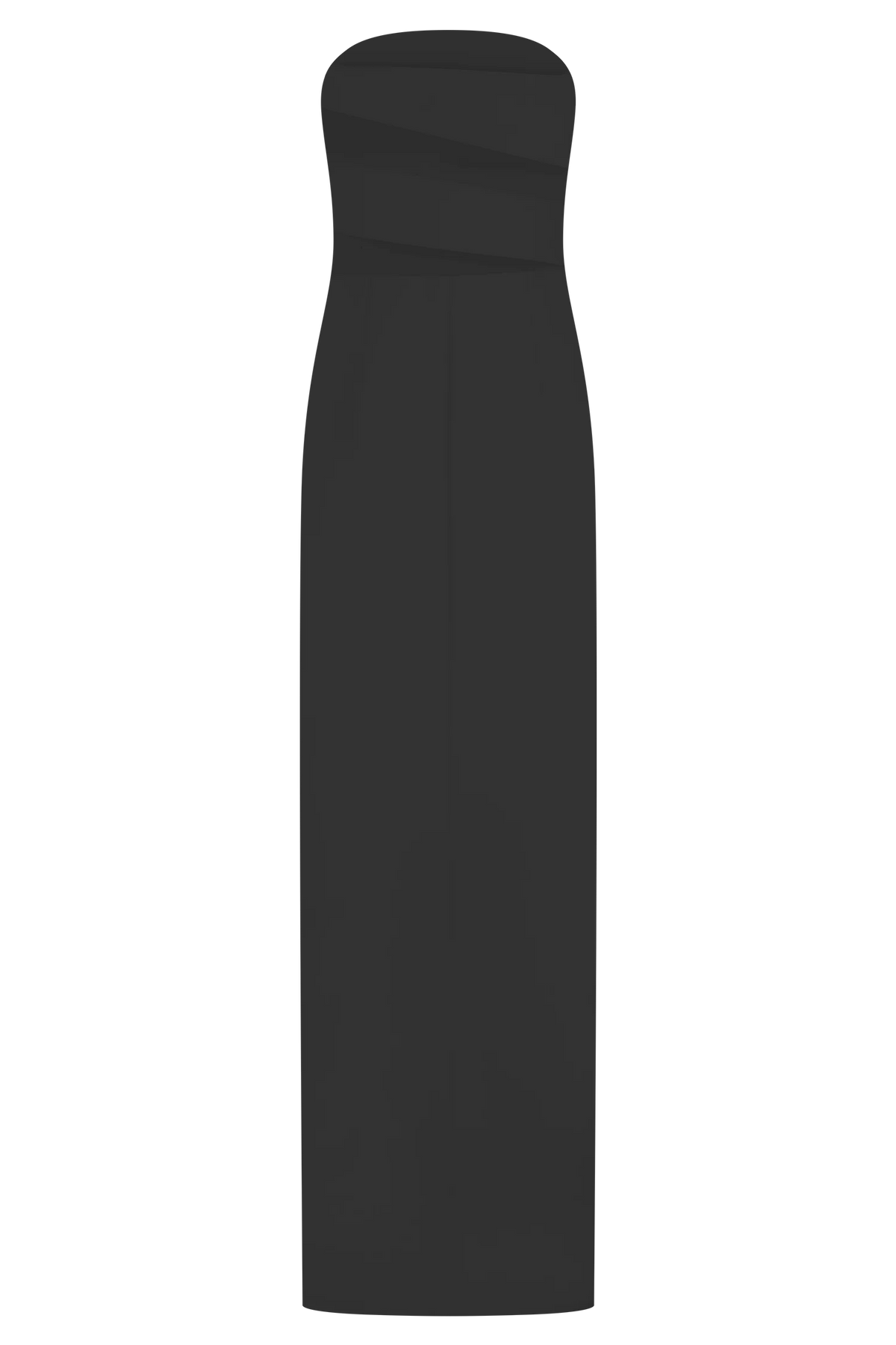 Paulina Cut Out Strapless Maxi Dress - Black