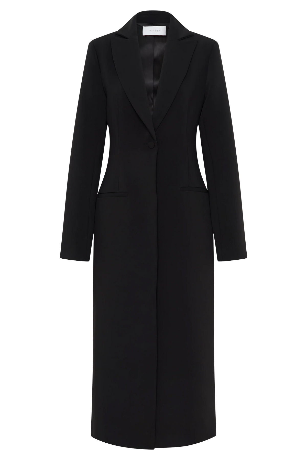 Caviar Suiting Coat - Black