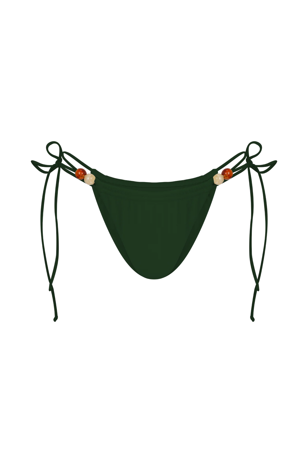 Memphis Beaded Bikini Bottom - Green