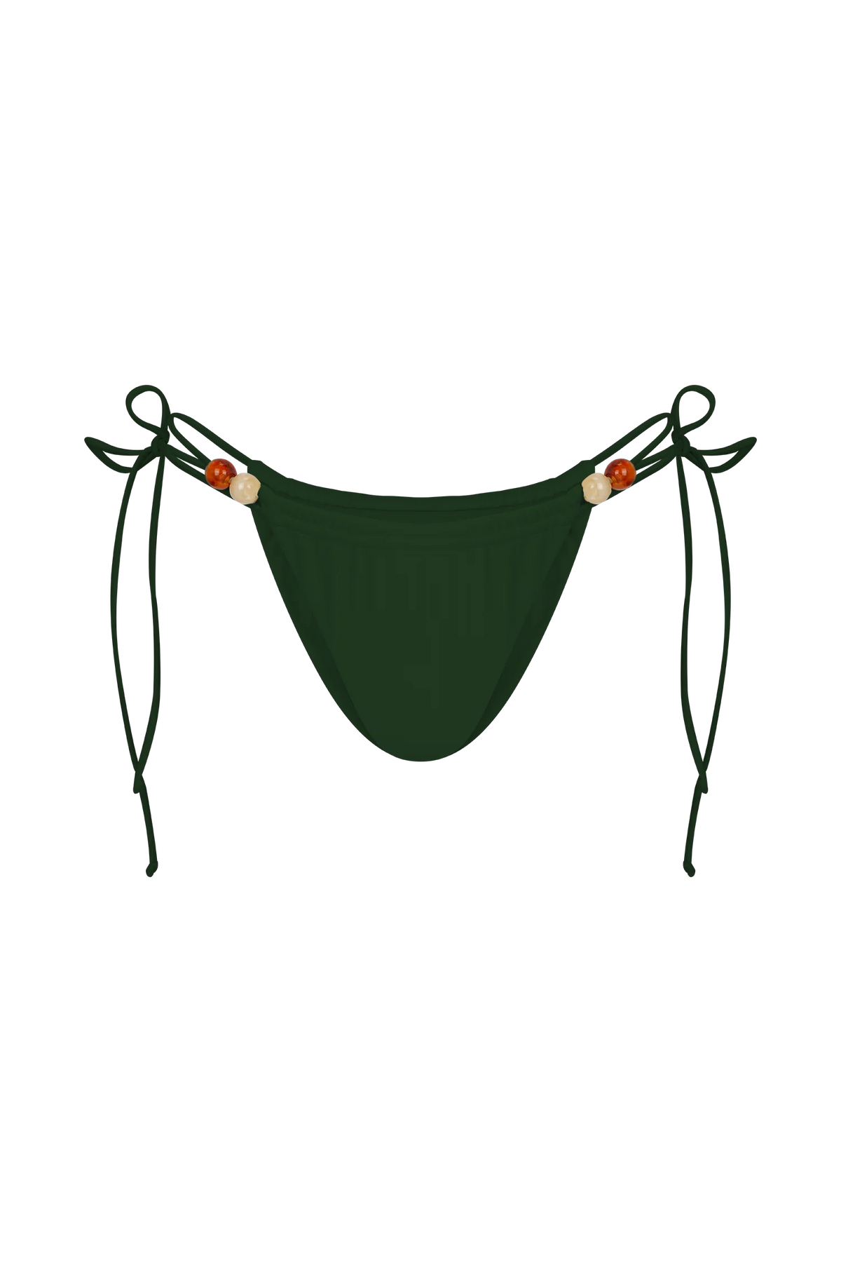 Memphis Beaded Bikini Bottom - Green