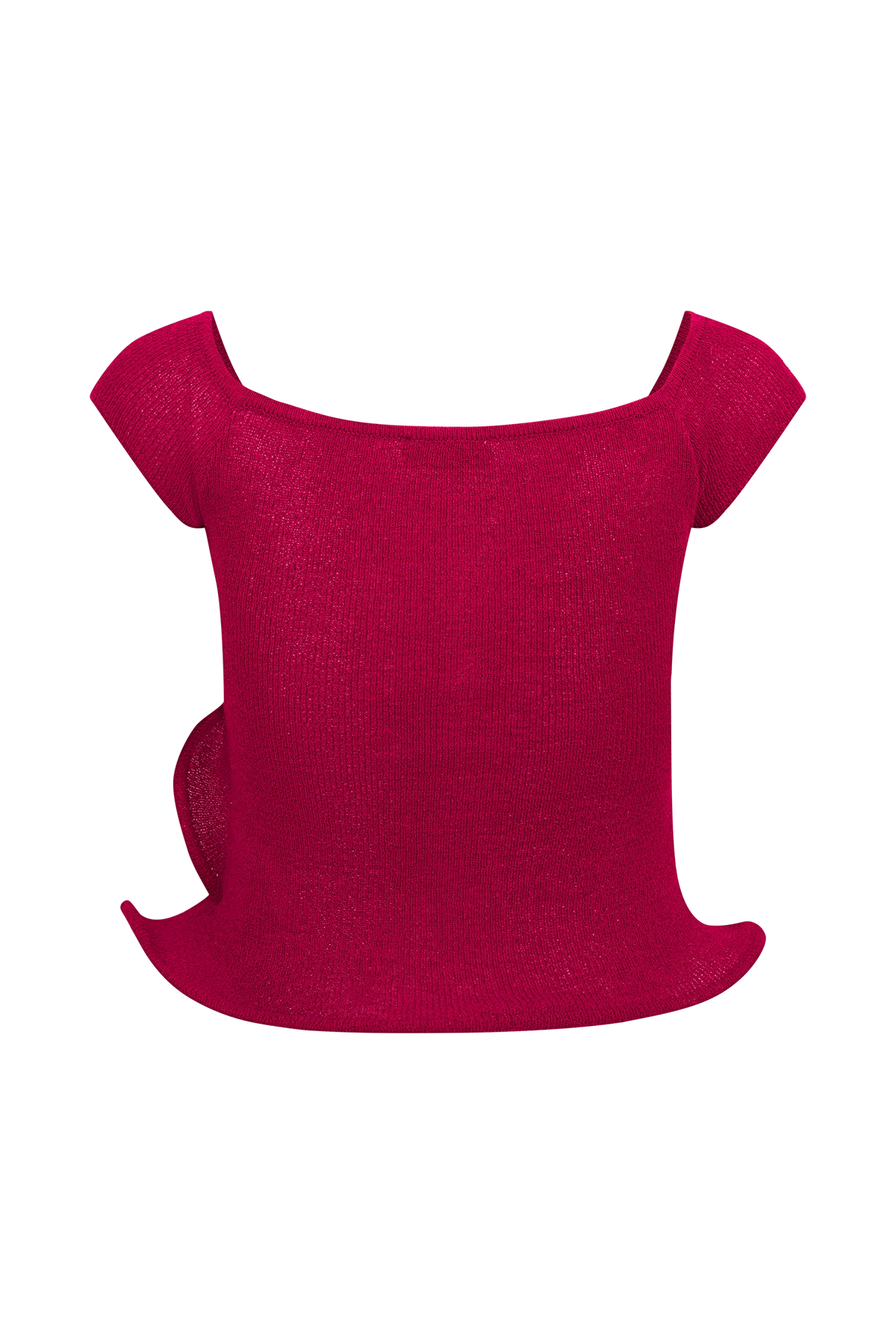 Haisley Off Shoulder Knit Top - Raspberry