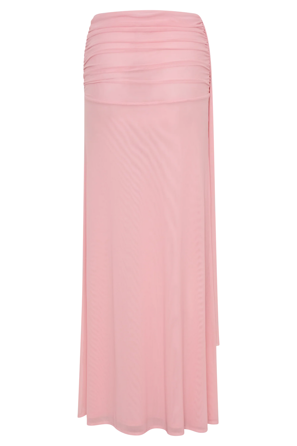 Arna Mesh Maxi Skirt - Candy Pink