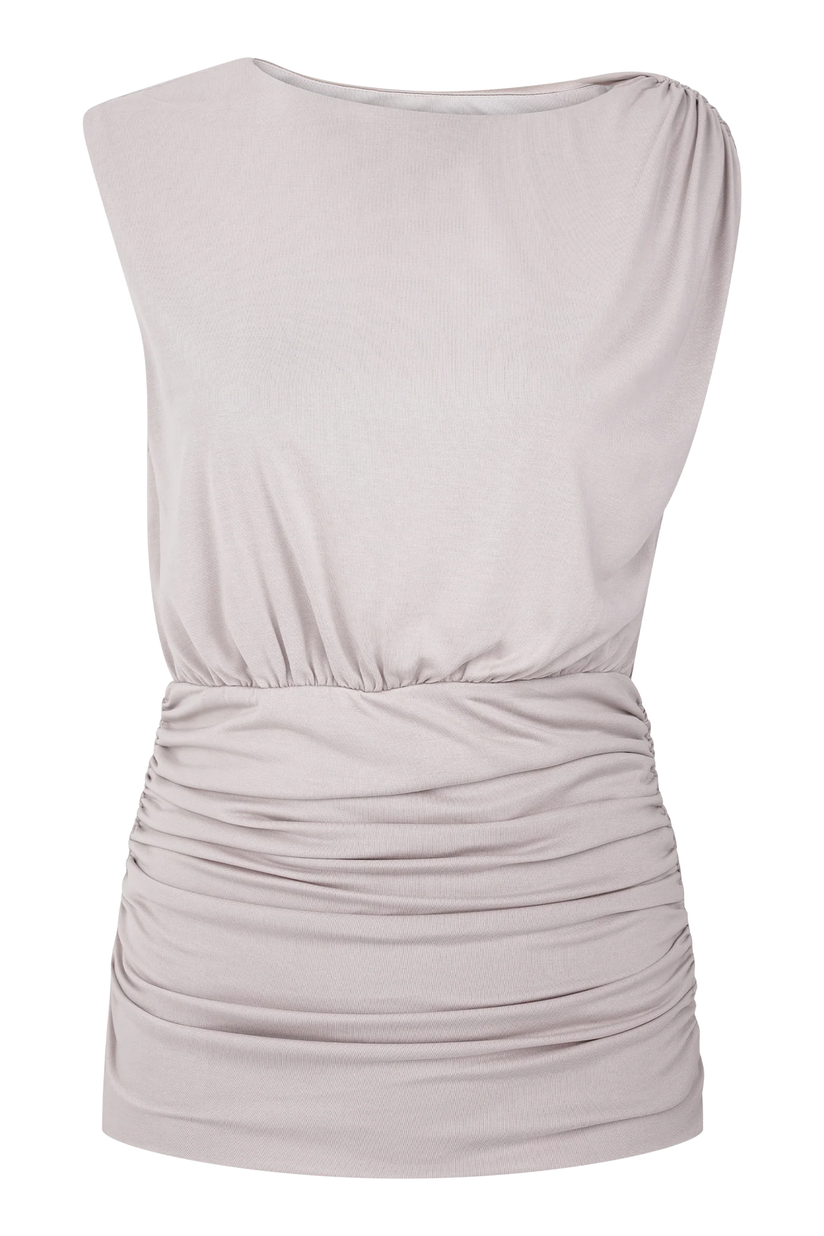 Anthony Short Sleeve Top - Taupe