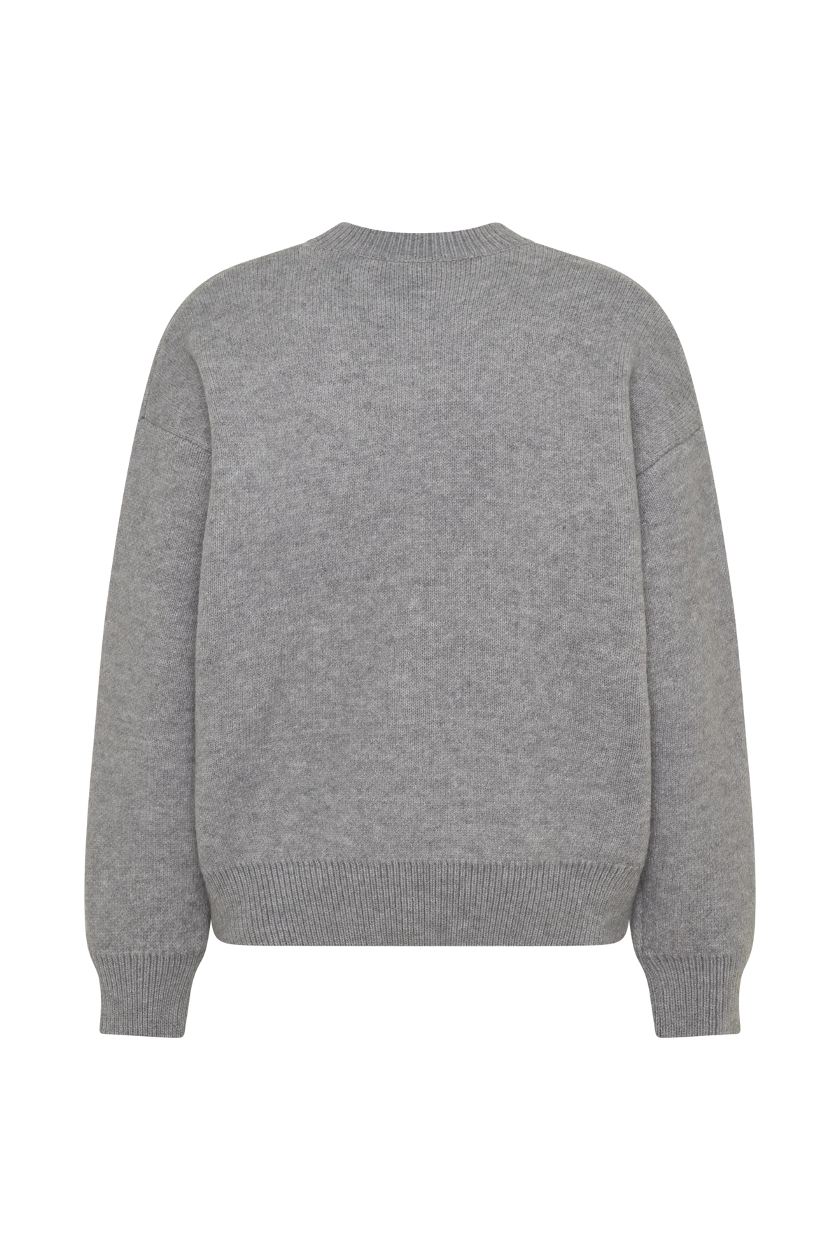 Lulu Oversized Knit Jumper - Grey Marle