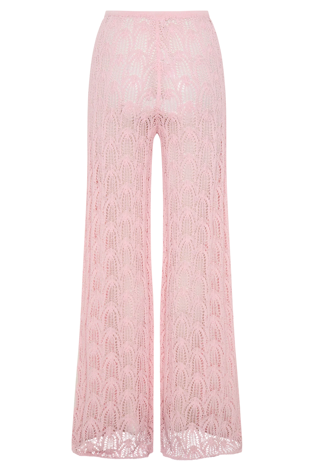 Glinda Crochet Pants - Baby Pink