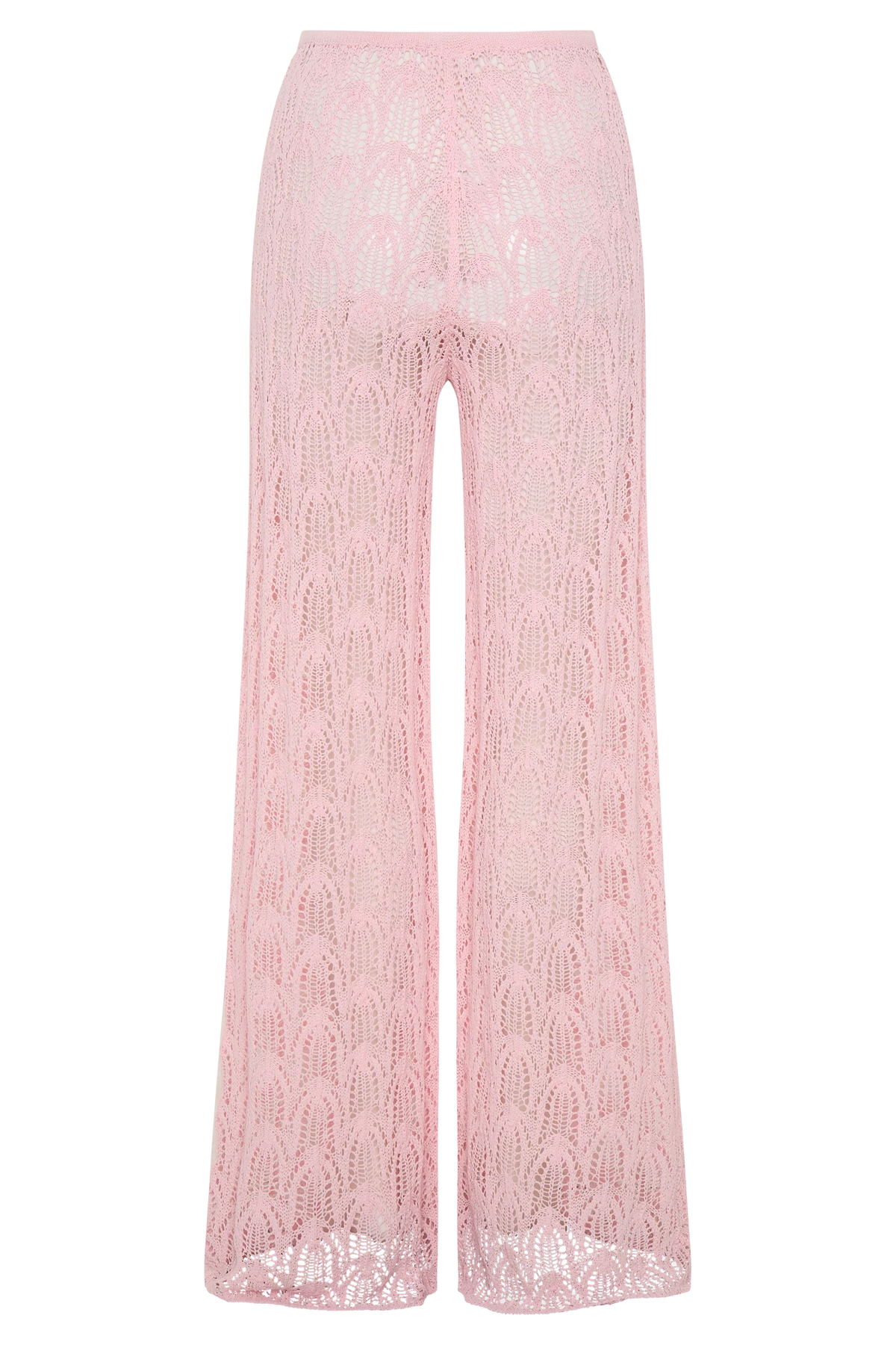 Glinda Crochet Pants - Baby Pink