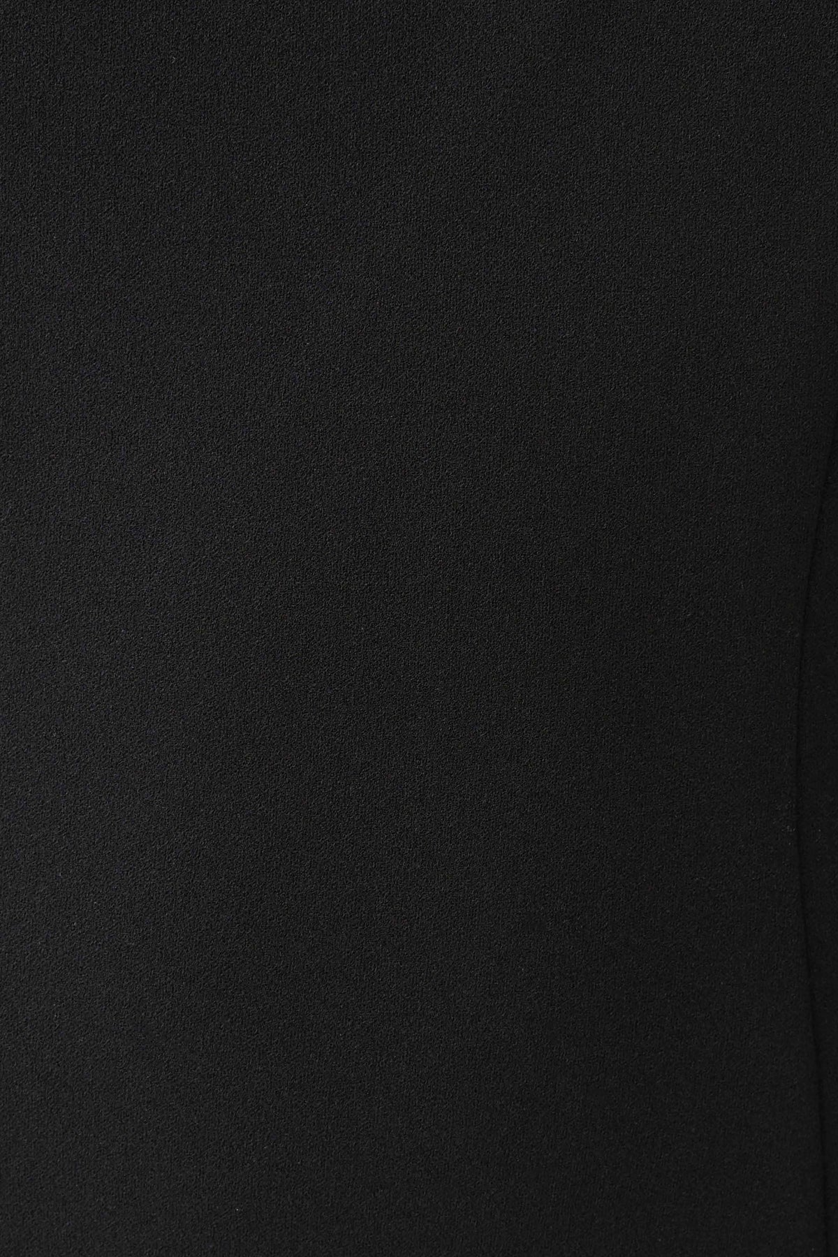 Briella V Neck Suiting Maxi Dress - Black
