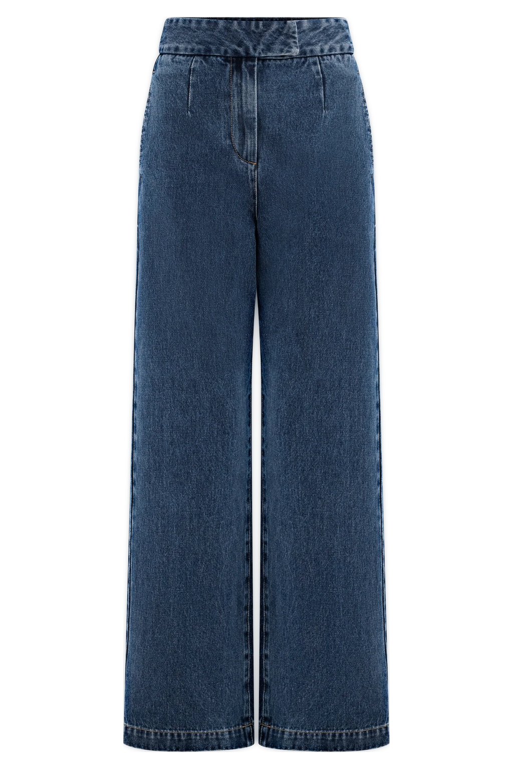 Rayne Wide Leg Denim Jeans - 90'S Blue