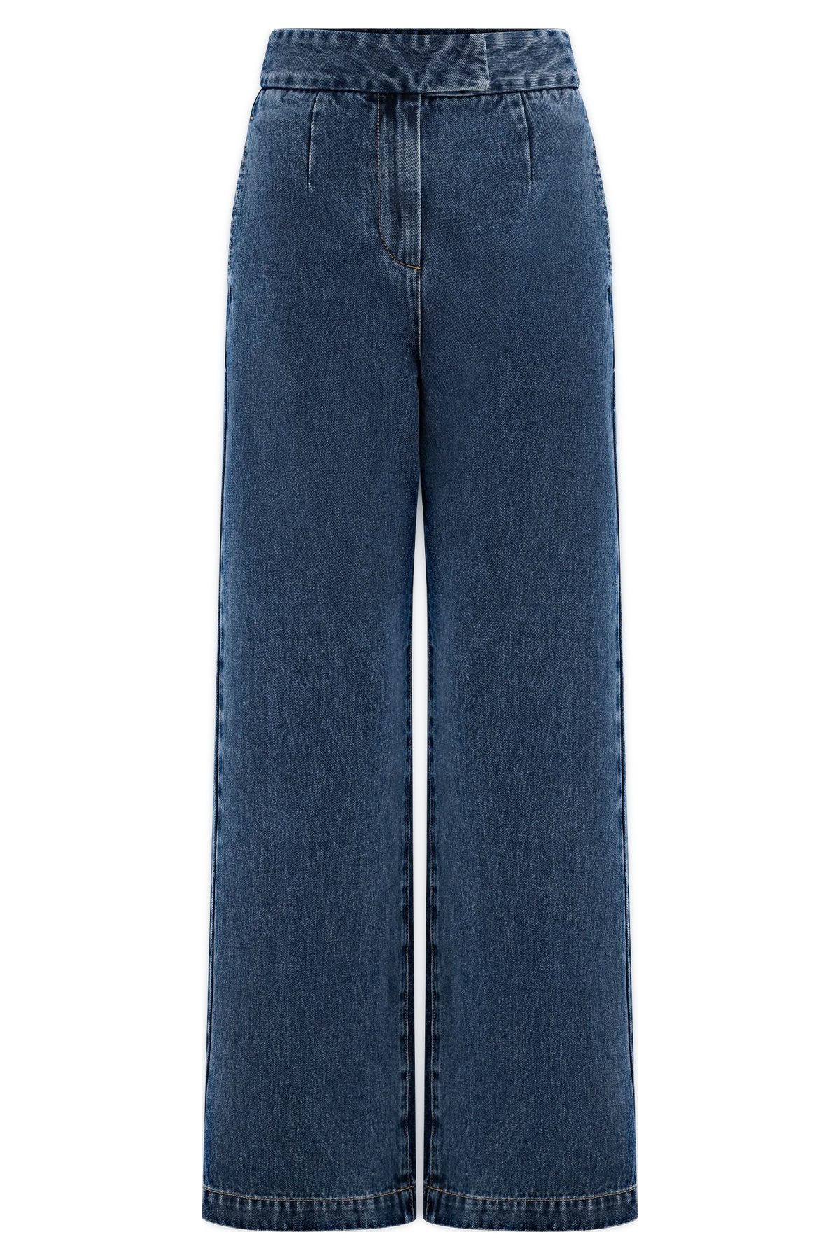 Rayne Wide Leg Denim Jeans - 90'S Blue