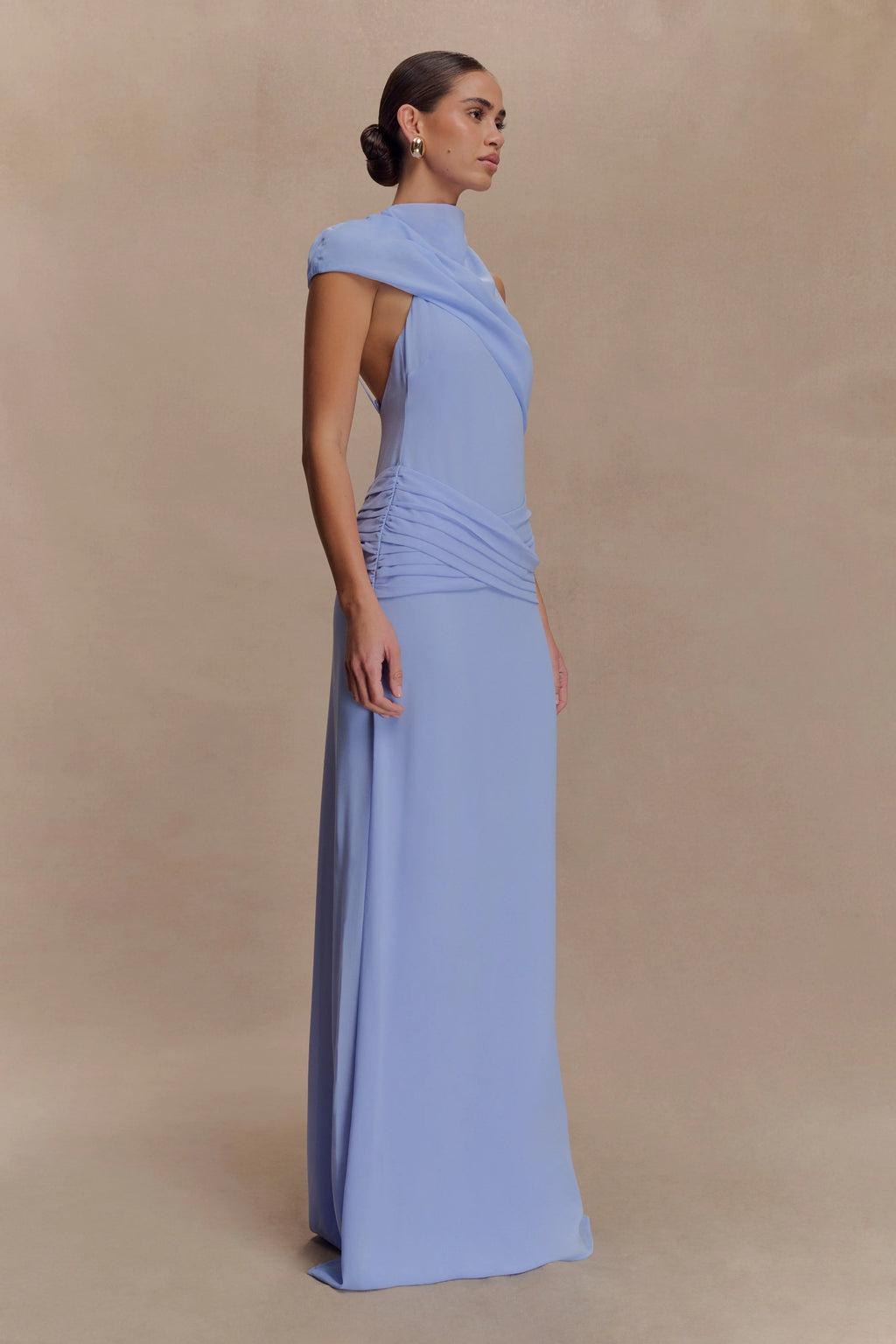 Analia Chiffon Maxi Dress - Lilac