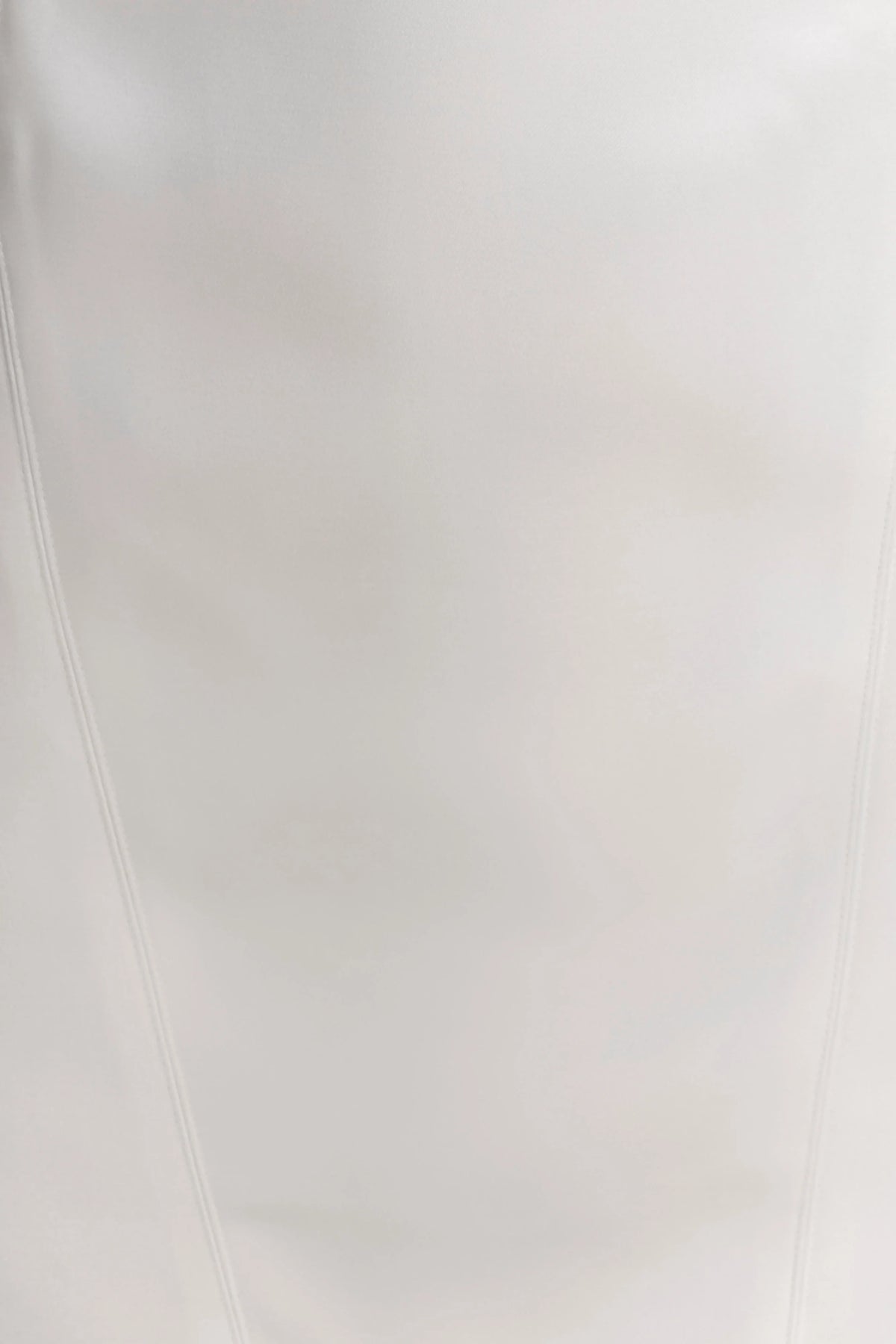 Beth Satin Mini Dress - White