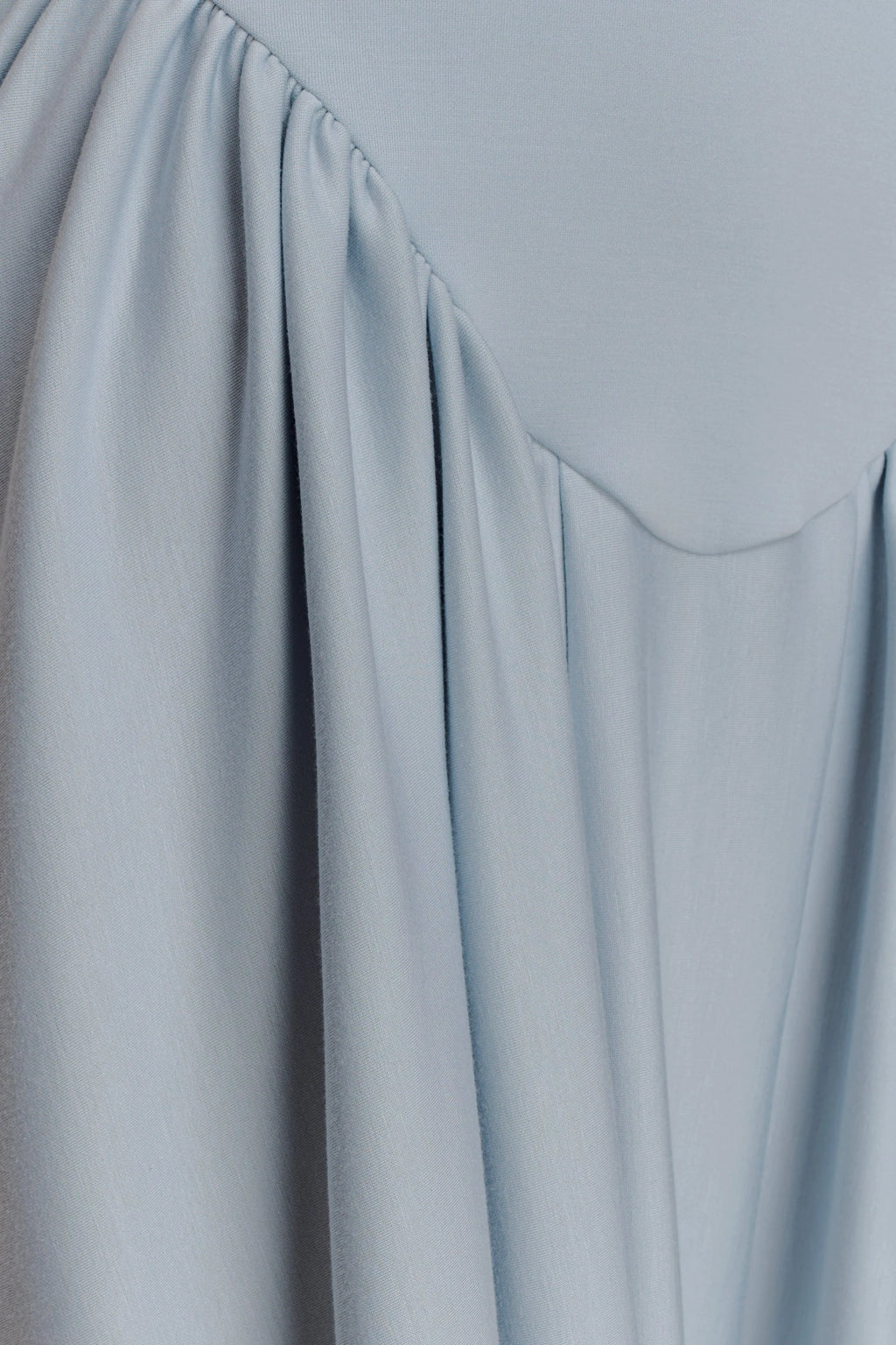 Angelina Scuba Halter Midi Dress - Pale Blue