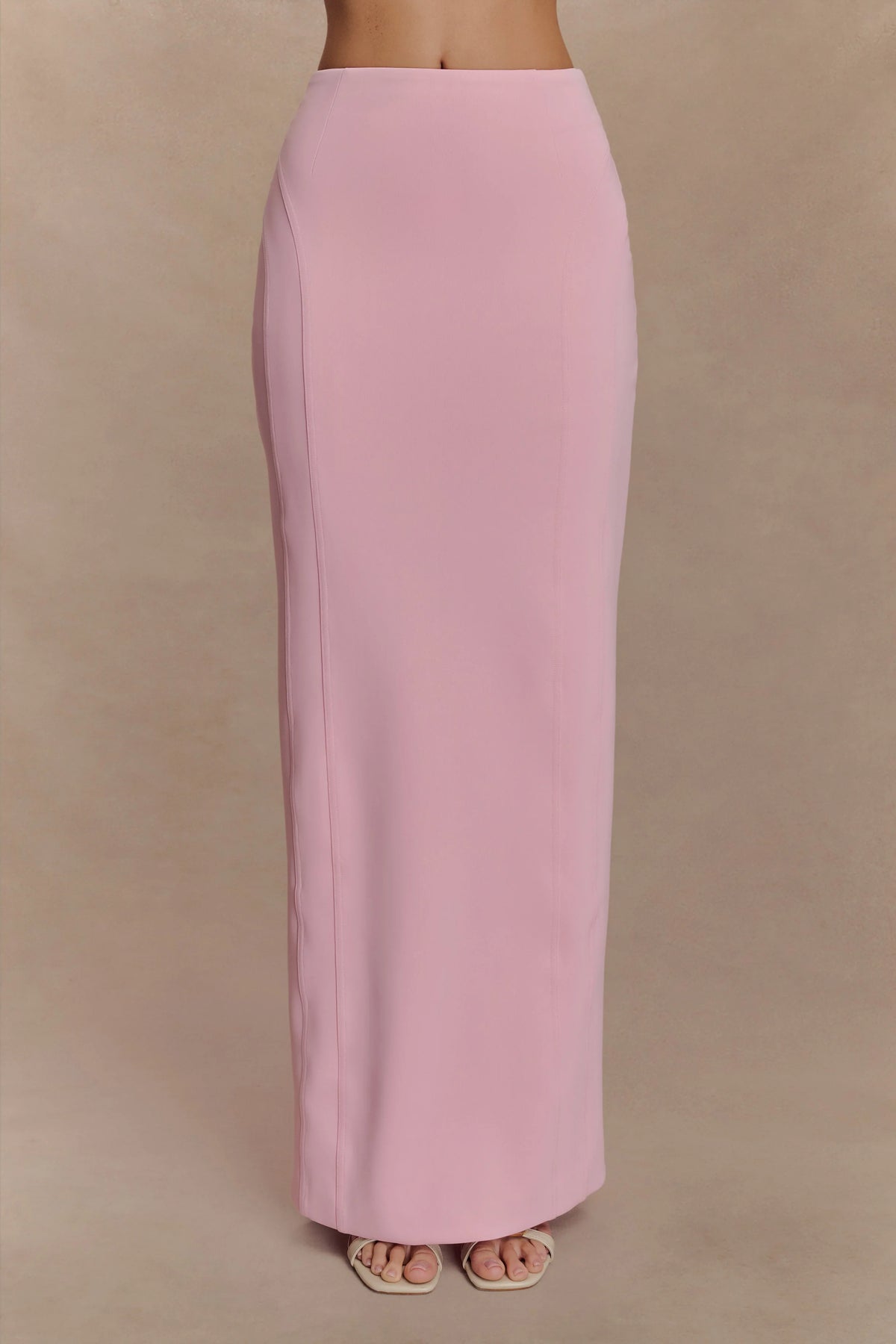 Alma High Waist Maxi Skirt - Candy Pink