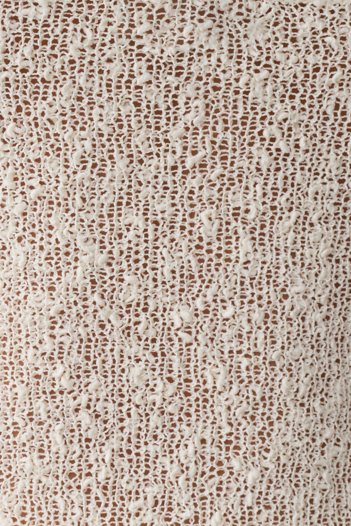 Mattais Boucle Knit Top - Ivory