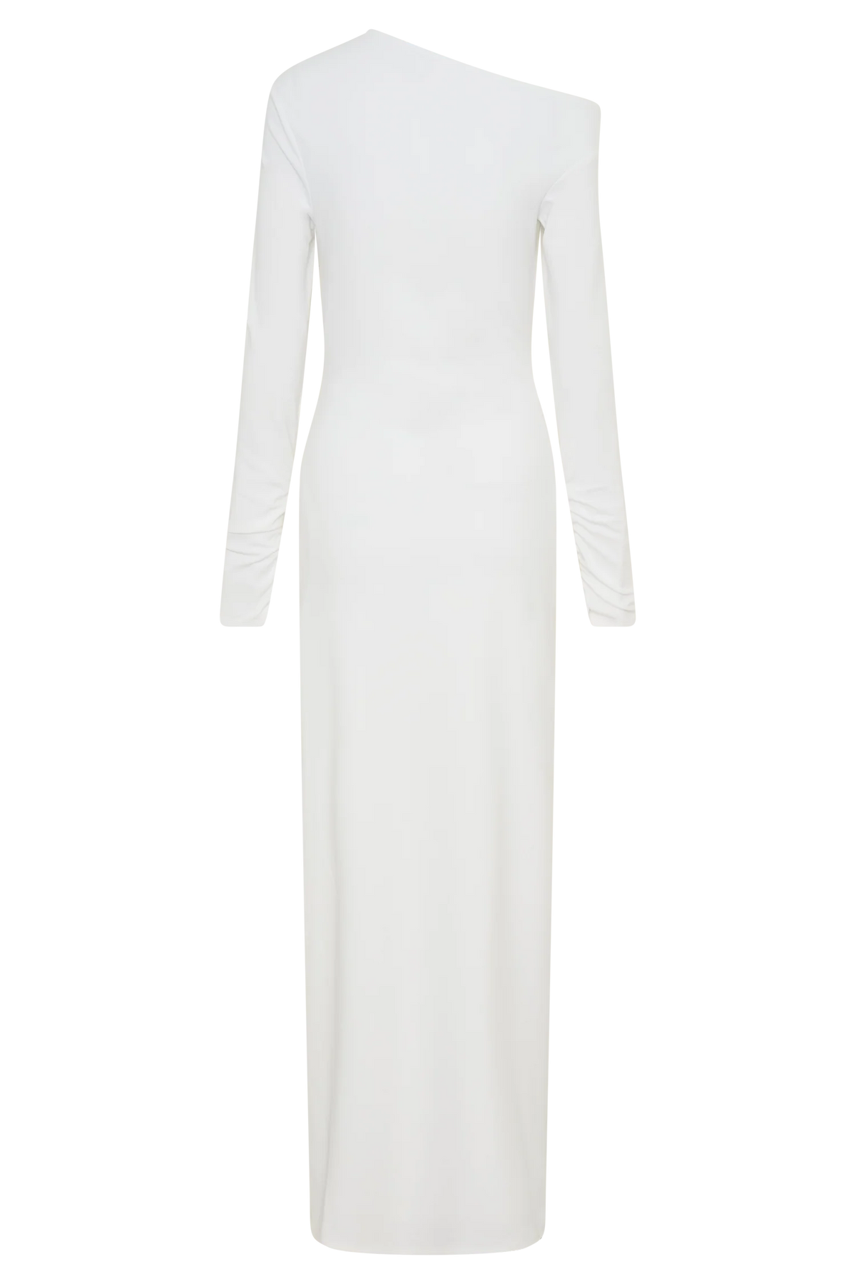 Thalyn Crepe Maxi Dress With Split - White